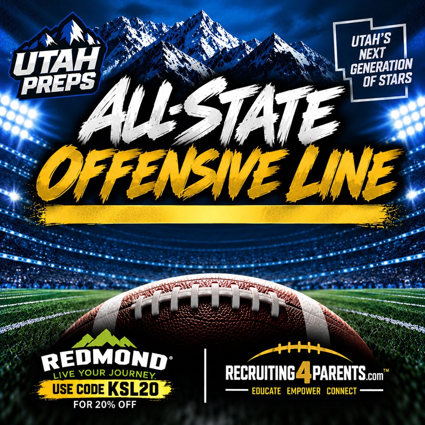 🏈 2026 Utah Preps All-State Offensive Linemen 1st Team, 2nd Team & Underclassmen episode artwork