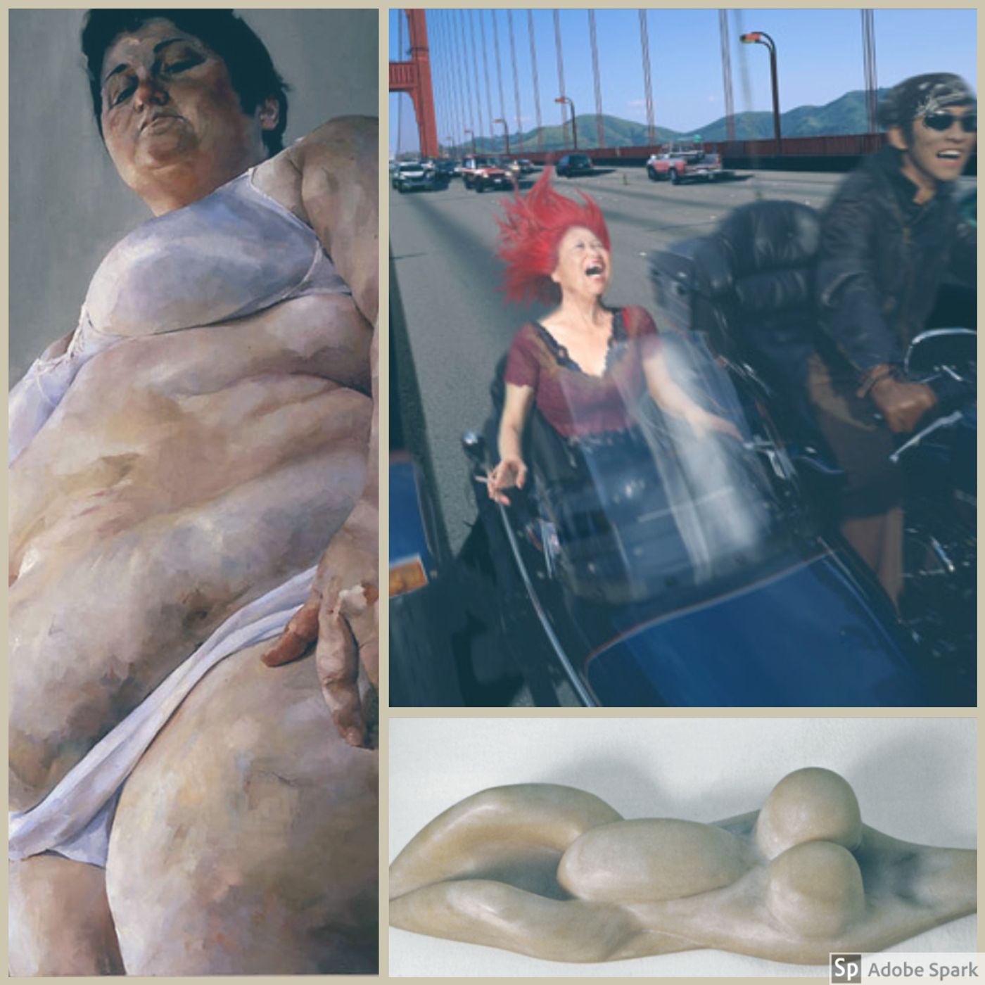 episode 43 "Landscape of the Body" mini-series: Reflection on 3 Women Artists episode artwork