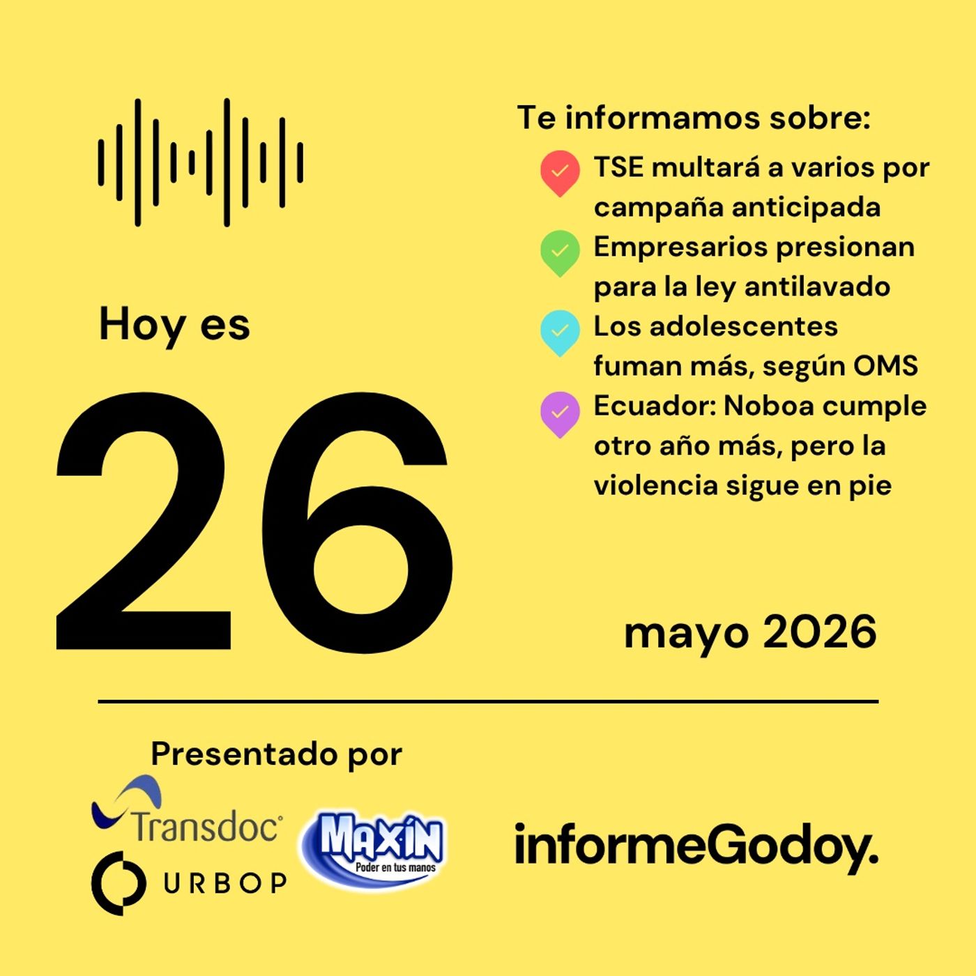 26 de mayo 2026 episode artwork
