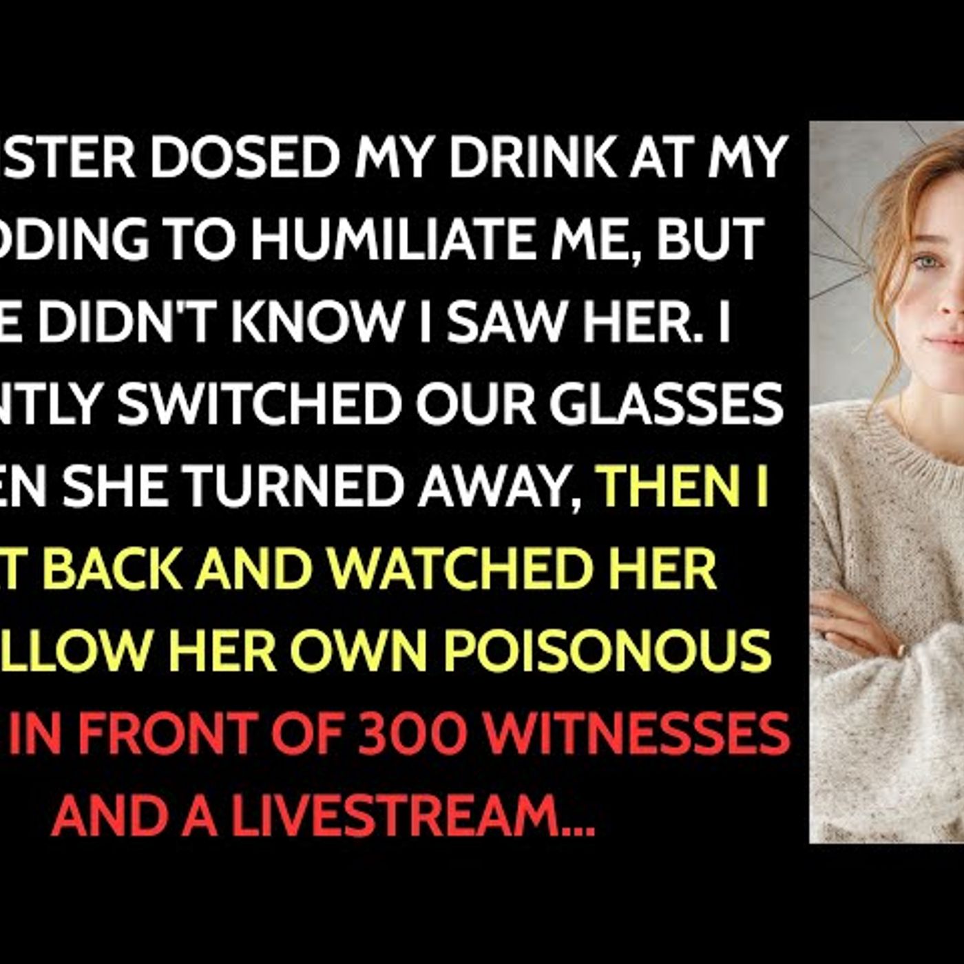 My Sister Dosed My Drink at My $80K Wedding—So I Let Her Toast in Front of 300 Witnesses episode artwork