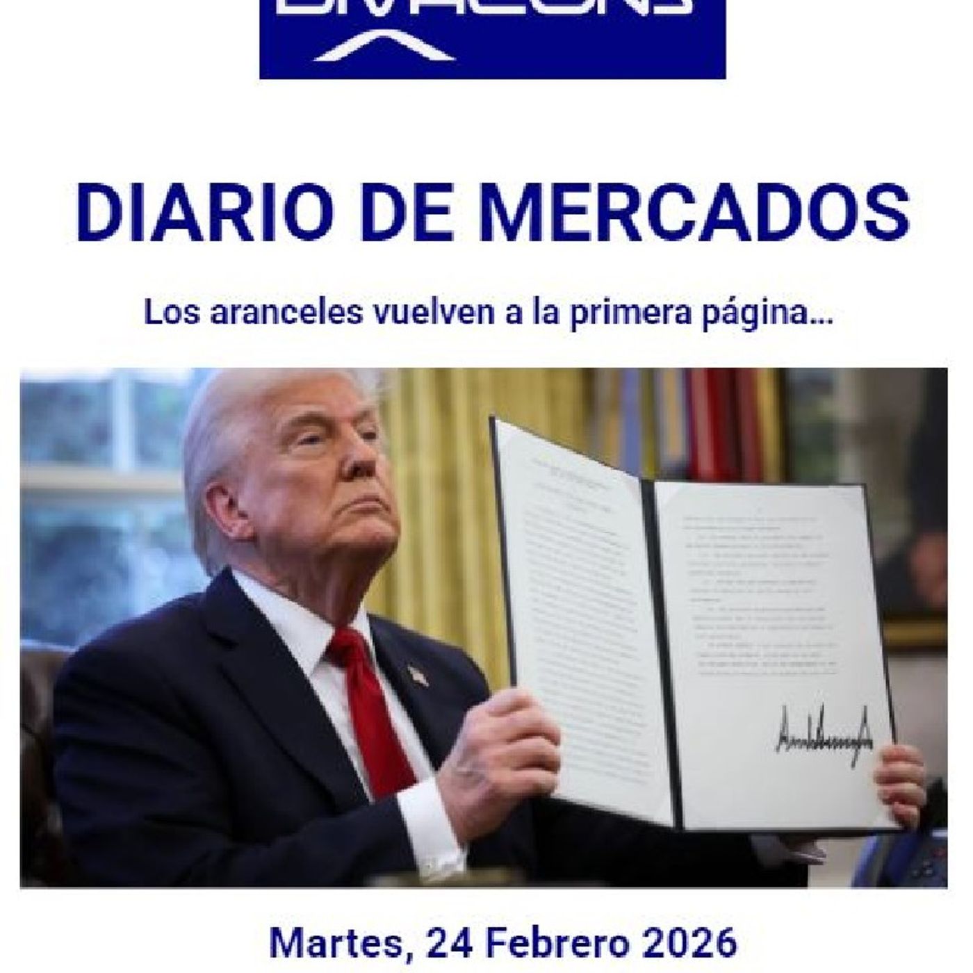 PODCAST en abierto DIARIO DE MERCADOS Martes 24 Febrero 2026