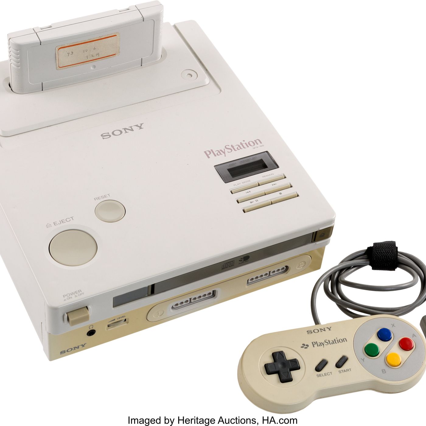 "Nintendo Playstation" prototype found. Current bid $16,000. Also, what are the Queen's undies worth to you? episode artwork