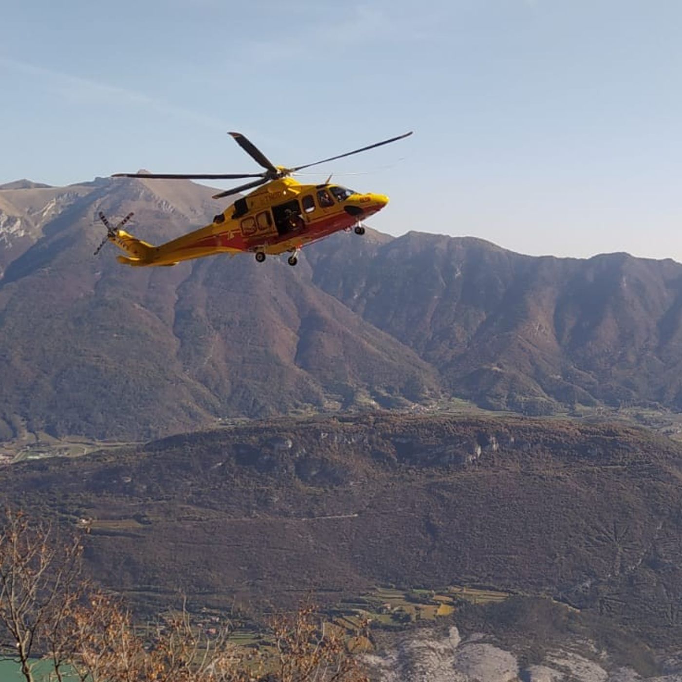 69enne investito da un tronco durante i lavori nel bosco: è in gravi condizioni
