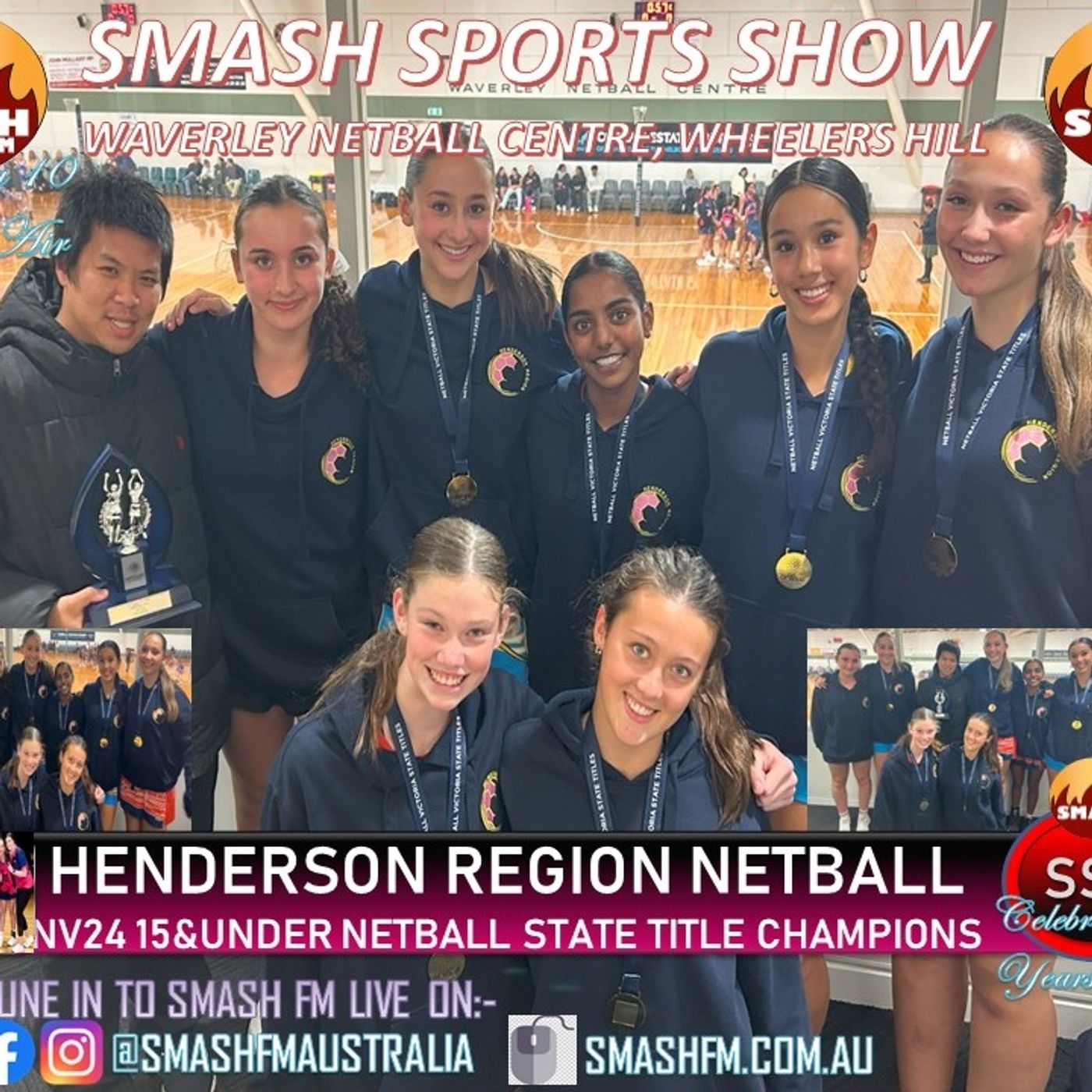 SSS10THYR: Henderson Netball Region NV24 15&U Female State Title Championship Interviews 300524