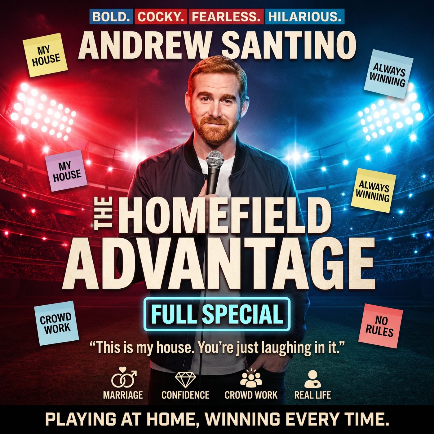 Andrew Santino – The Homefield Advantage Full Special (Stand-up Comedy)