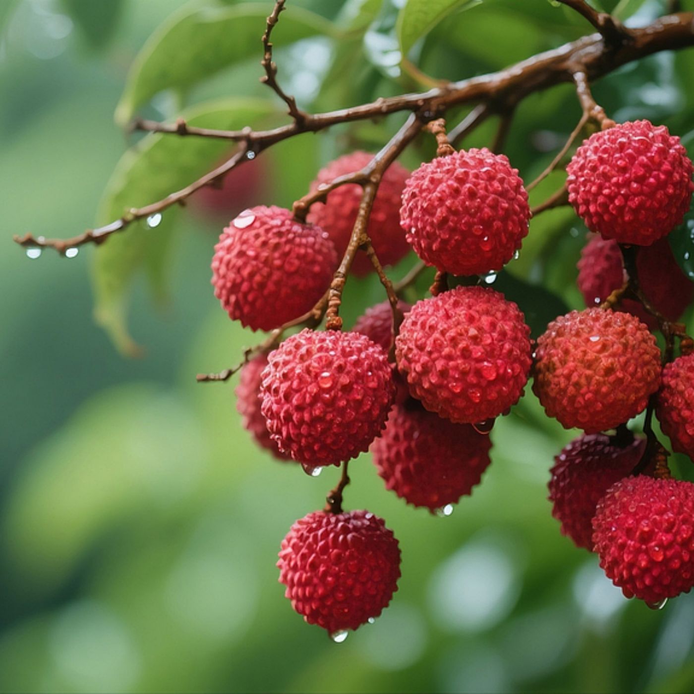 Lychee bliss, but beware the bite!