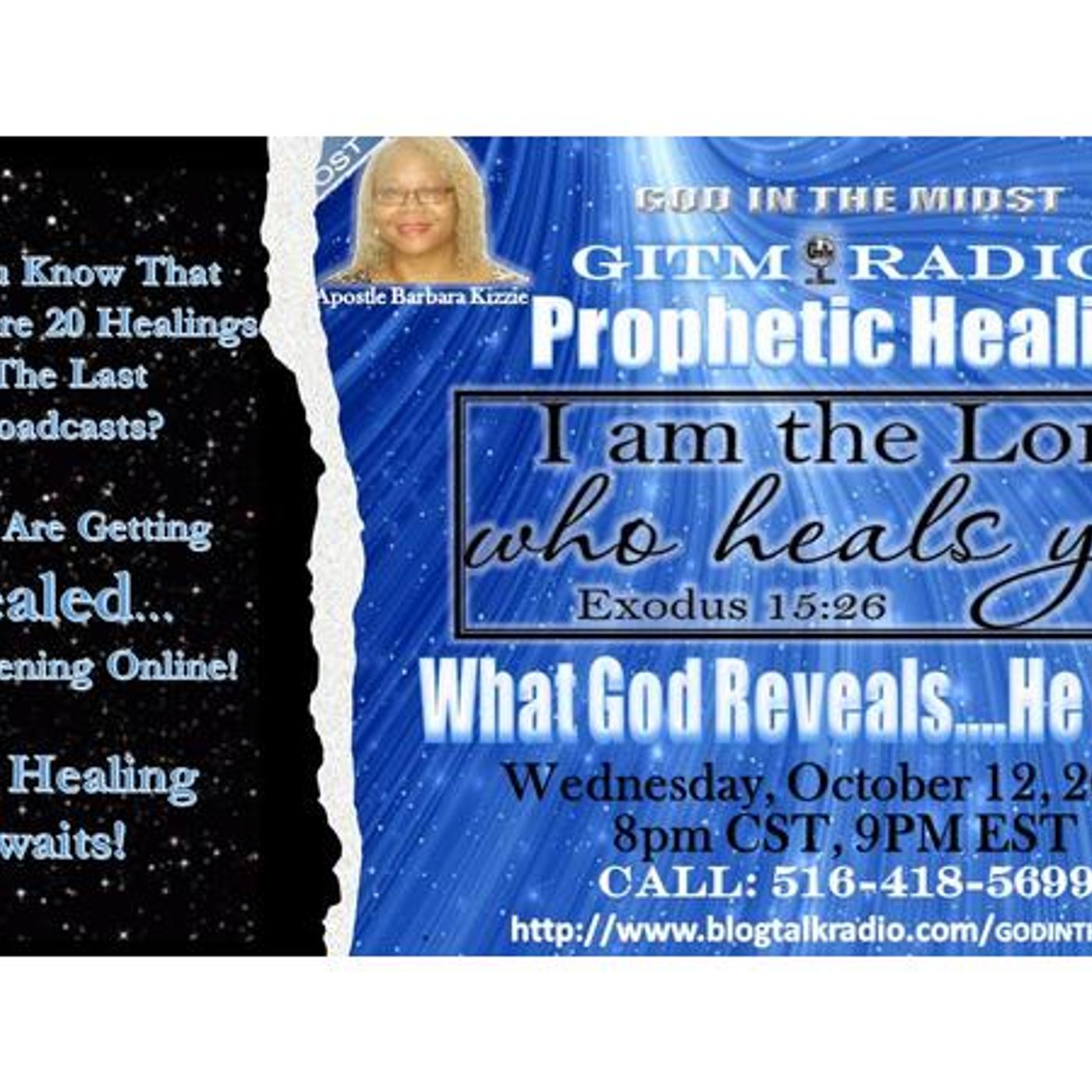 GITM Radio 10.12.2022 Prophetic Healing With the Healing Community episode artwork