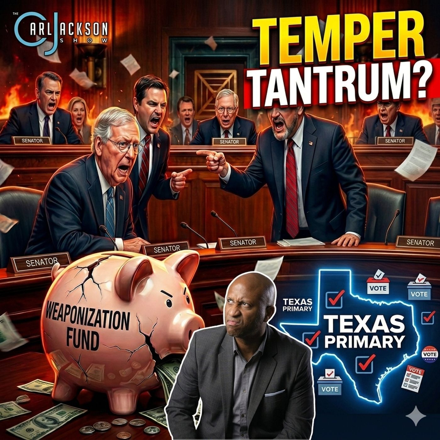 Senate GOP Throw Temper Tantrum Over Texas Primary & Weaponization Fund