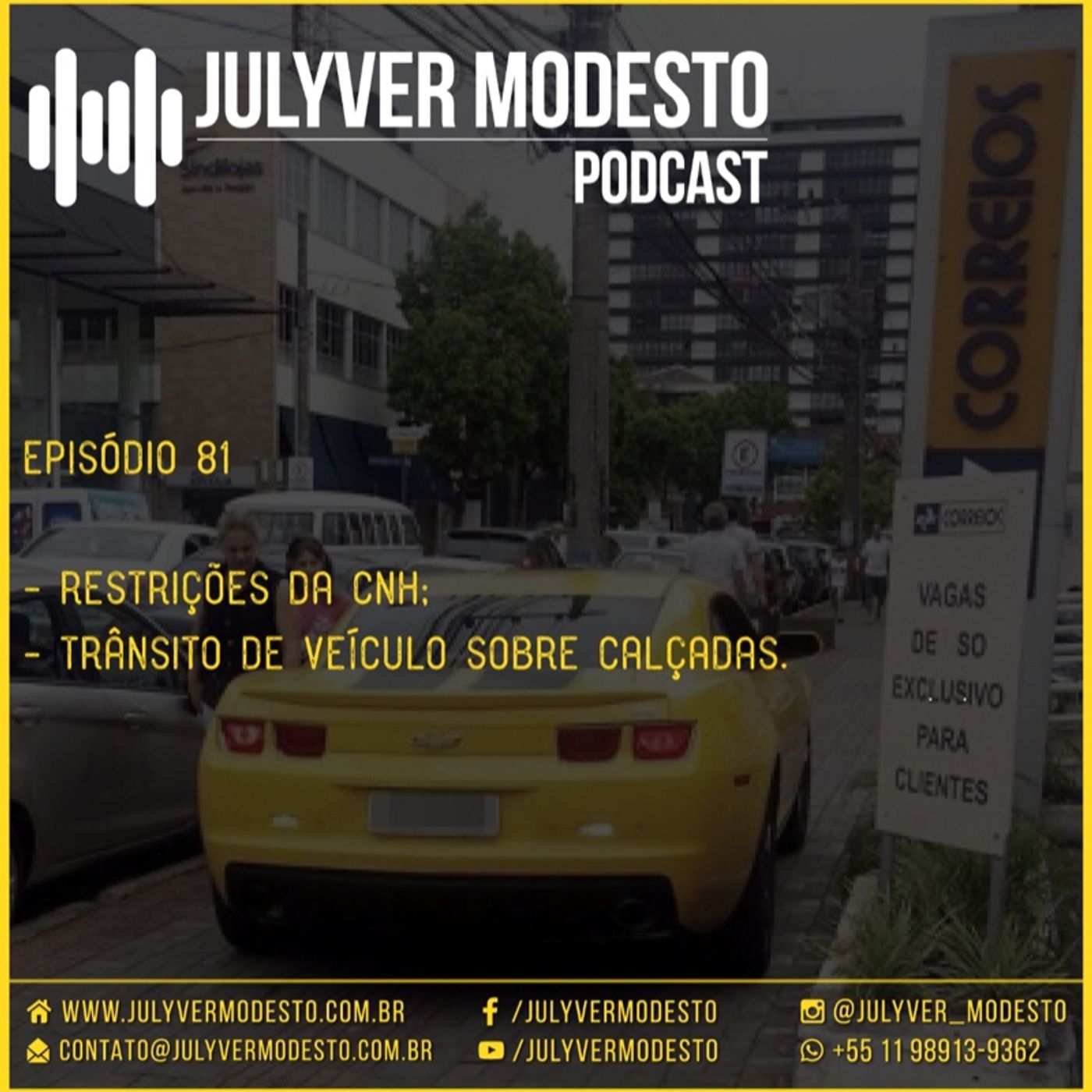 Trânsito, por Julyver Modesto