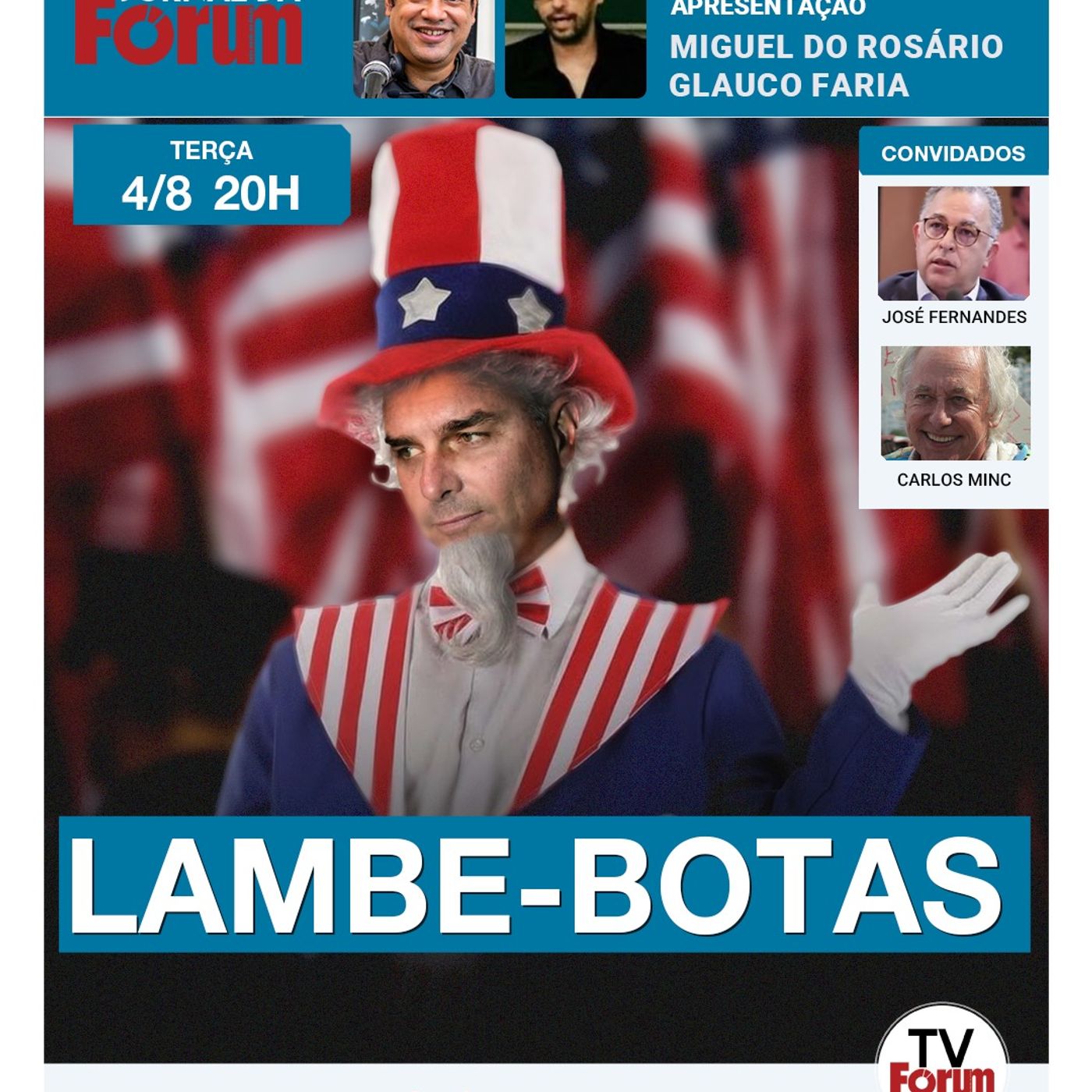 Bolsonaristas festejam ataque de Trump à embaixadora brasileira nos EUA | 04.08.26 episode artwork