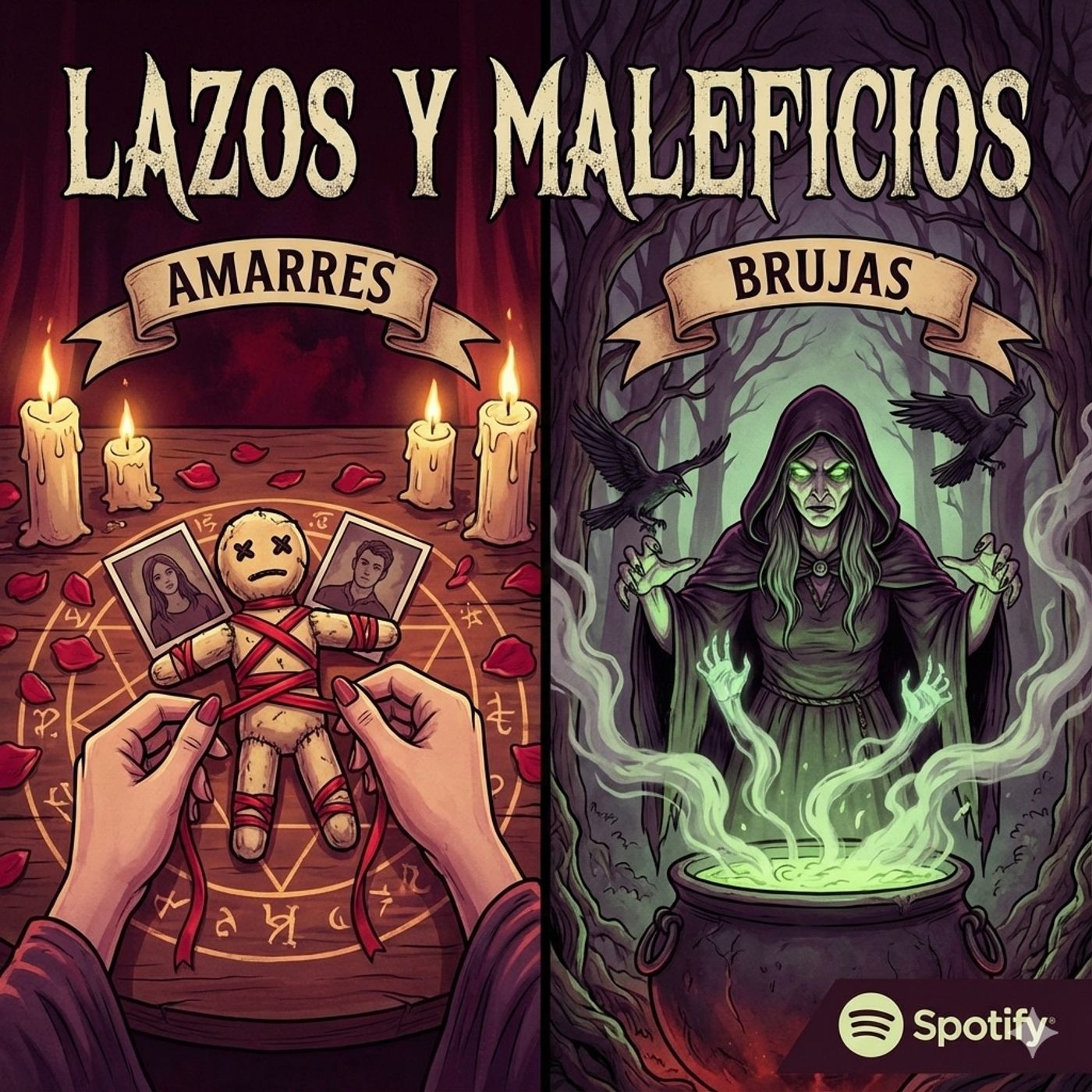 HORROR CAST:  LAZOS Y MALEFICIOS: Relatos de Amarres y Brujas" episode artwork