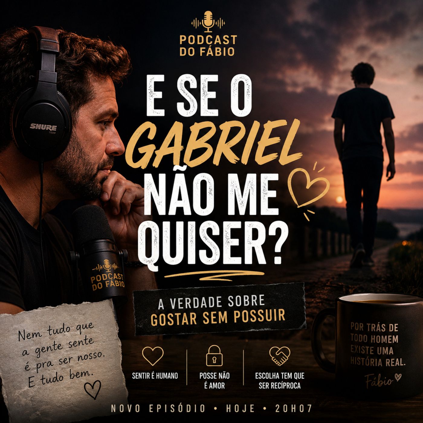 18 de Agosto de 2026 - E Se o Gabriel Não Me Quiser? A Verdade Sobre Gostar Sem Possuir. episode artwork