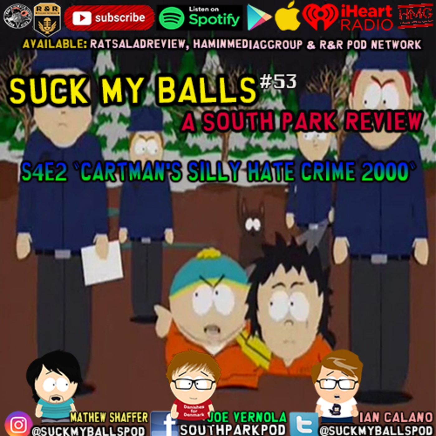 SMB #53 - S4E2 Cartman's Silly Hate Crime 2000 - Cartman Goes To Juvie! & PickMe.