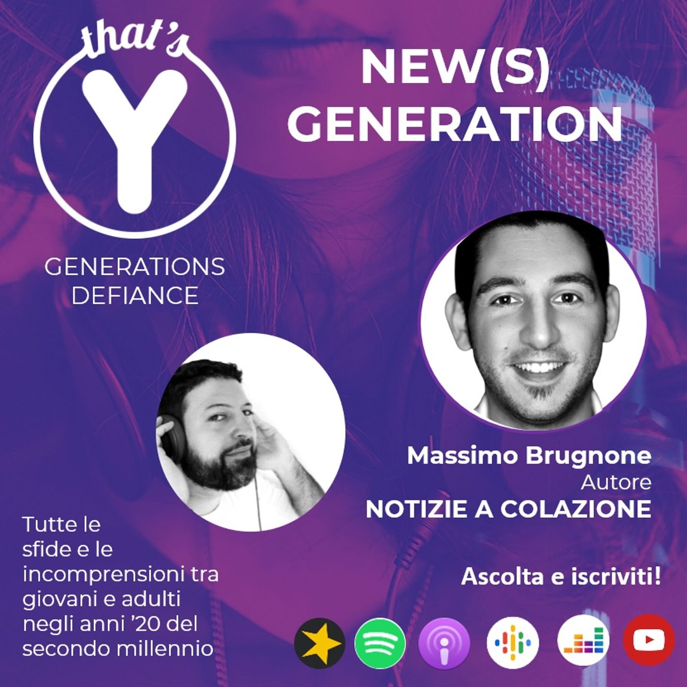 "New(s) Generation" con Massimo Brugnone NOTIZIE A COLAZIONE [Generations Defiance]