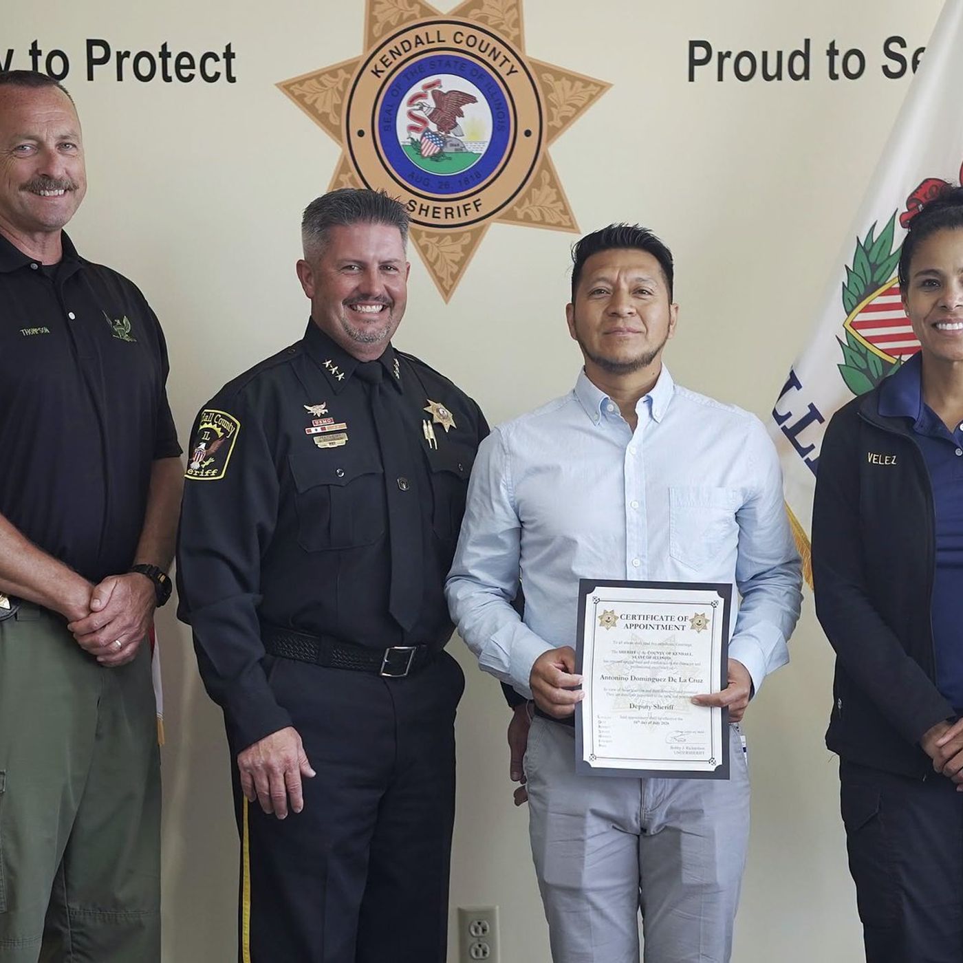 Kendall County Sheriff’s Office hires new deputy