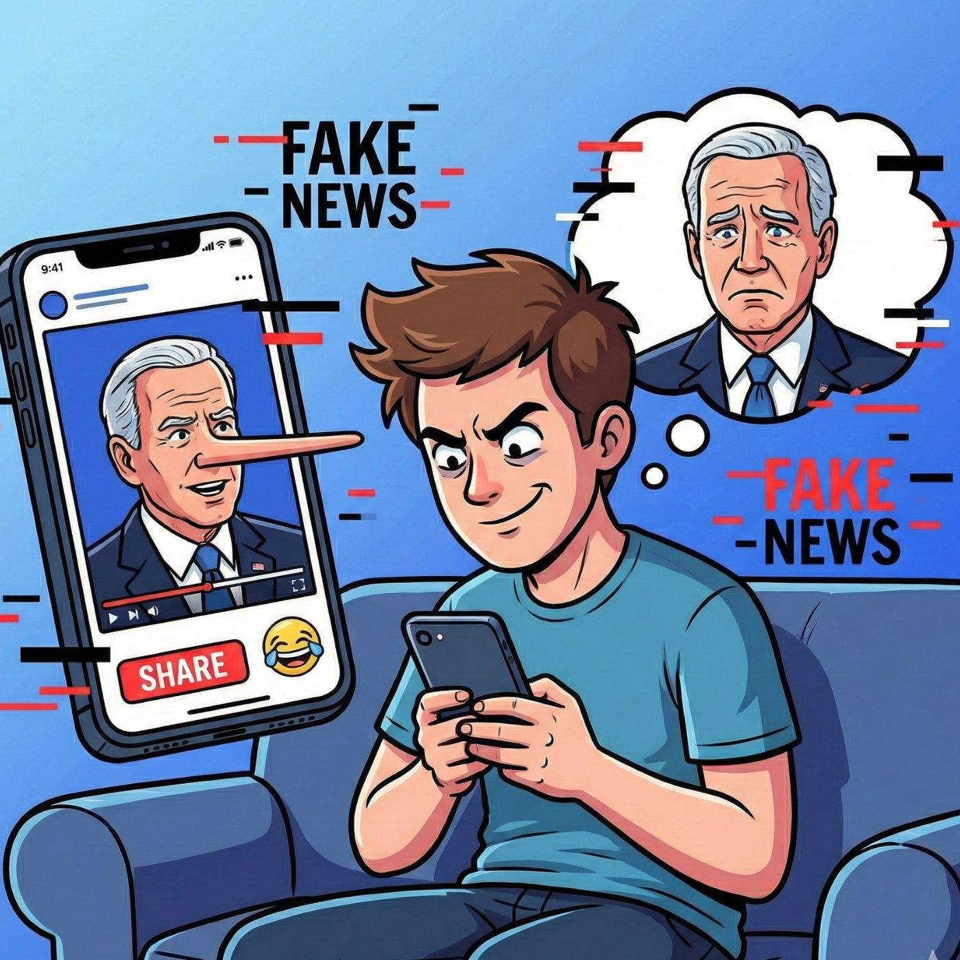 So che è FALSO, ma lo condivido lo stesso: deepfake