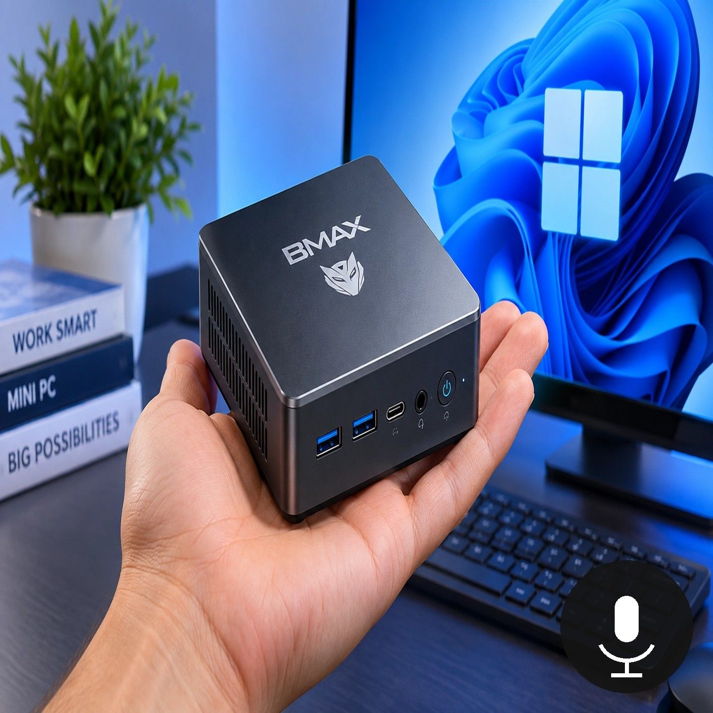 Il mini pc BMAX che sta in una mano ma fa girare Windows 11 Pro episode artwork