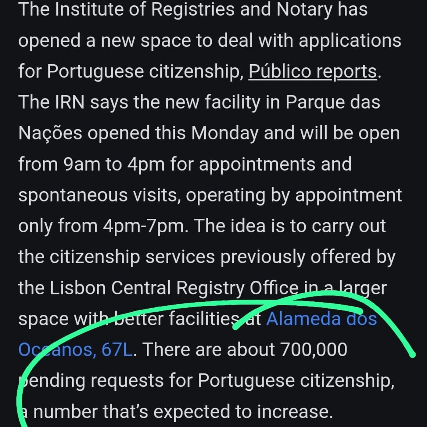 The Shocking Backlog for Portuguese Citizenship Applications As New Registry Office Opens