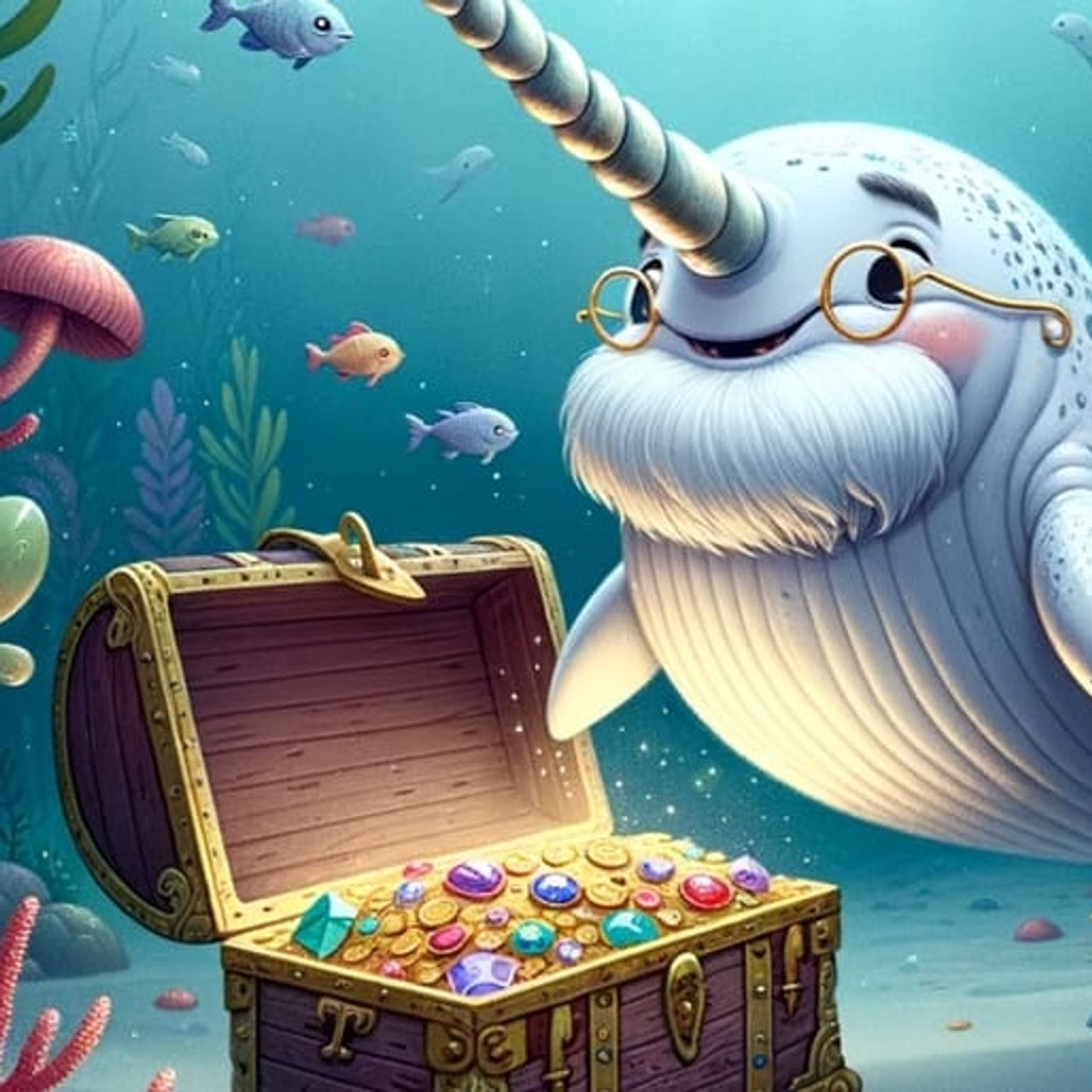 Opa Narwal en de glinsterende edelstenen | Verhaaltjes Over Arctische Dieren episode artwork