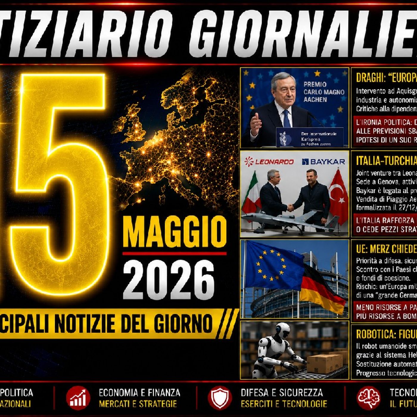 CAPIRE PRIMA DI CREDERE | Notiziario del mattino - del 15 Maggio 2026 episode artwork
