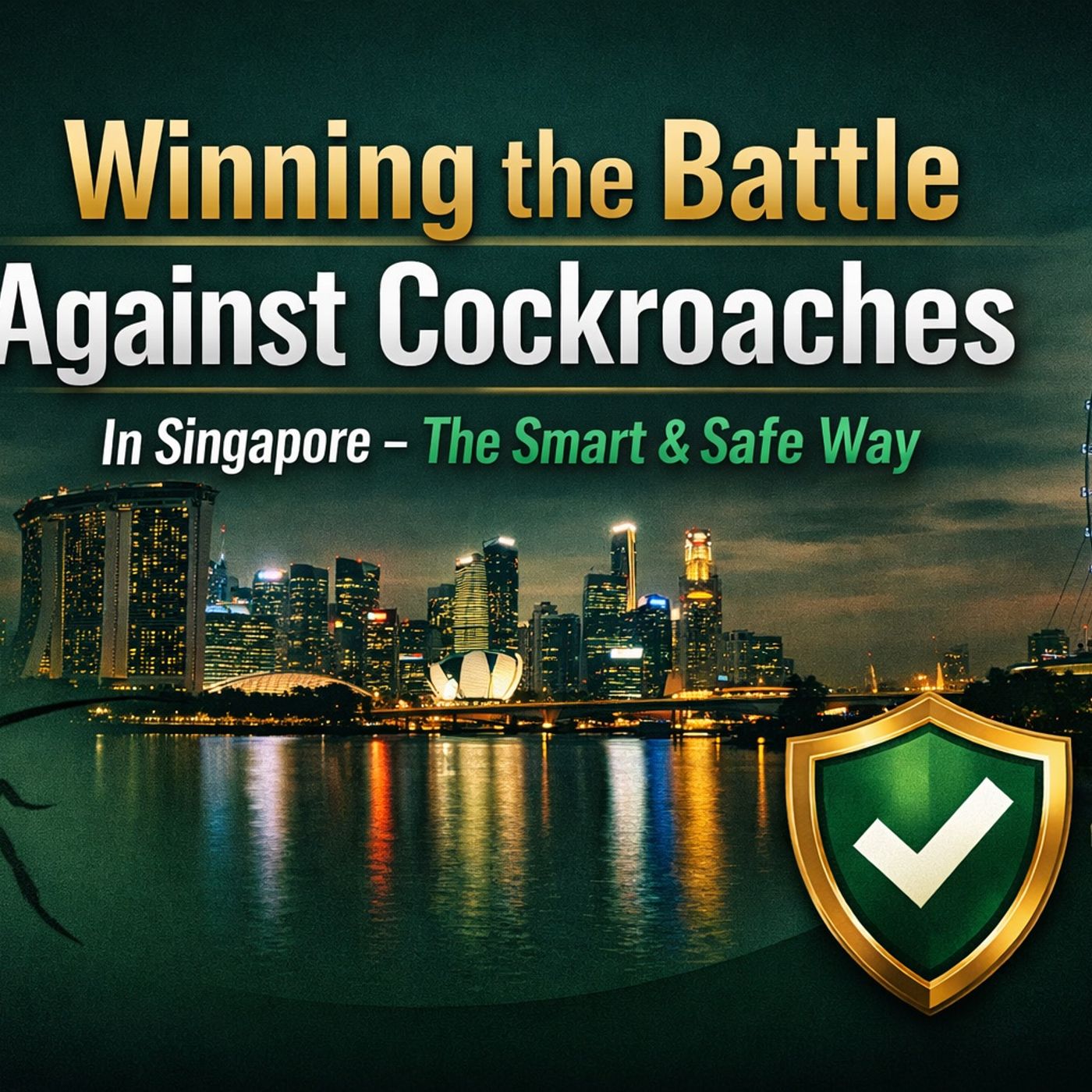 Winning the Battle Against Cockroaches in Singapore -The Smart & Safe Way episode artwork