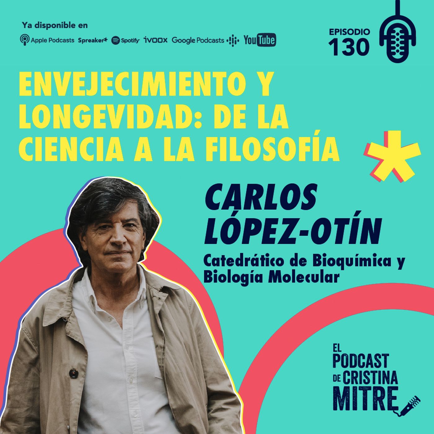 Envejecimiento y longevidad: de la ciencia a la filosofía con Carlos López-Otín. Episodio 130