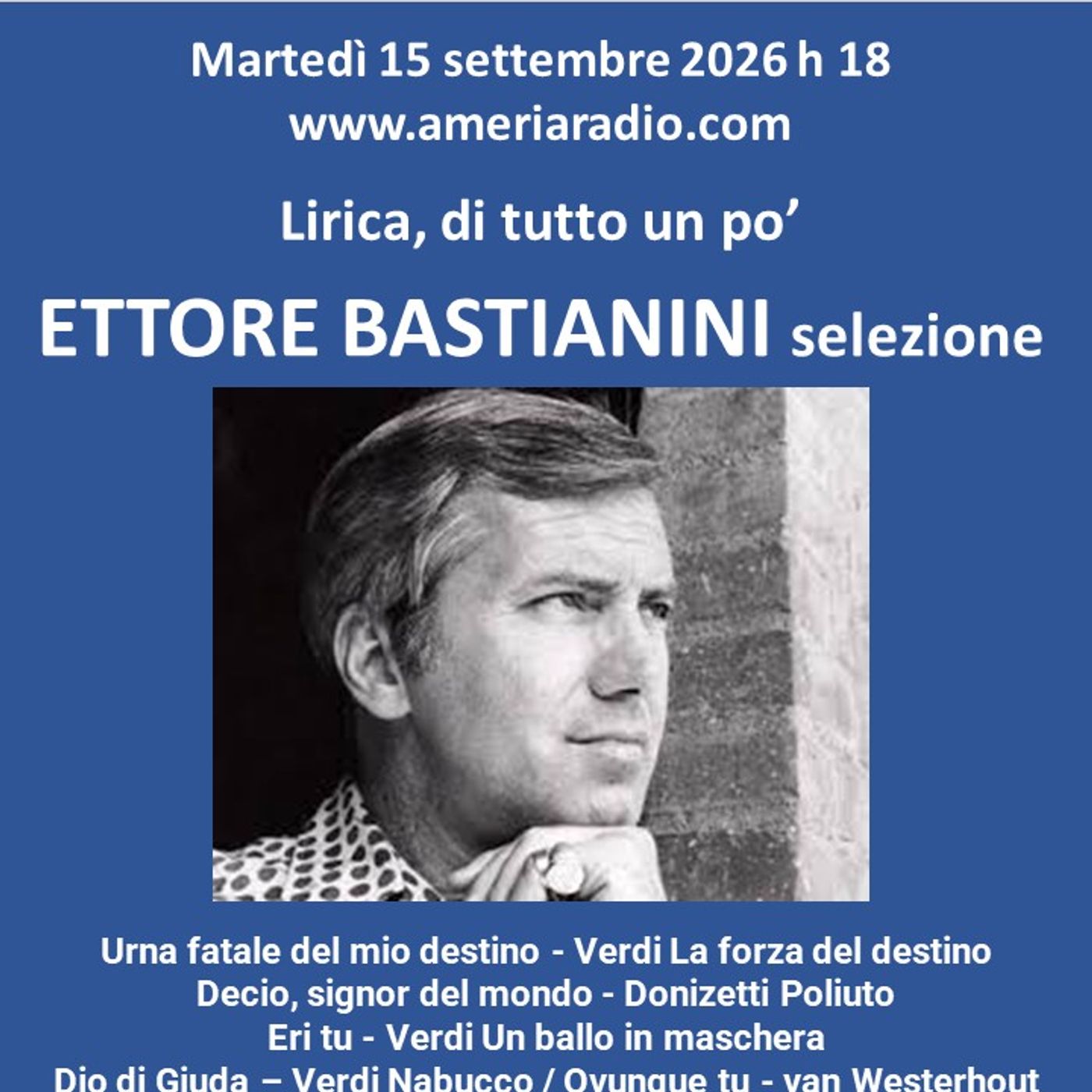 Lirica di tutto un po' - Ettore Bastianini episode artwork