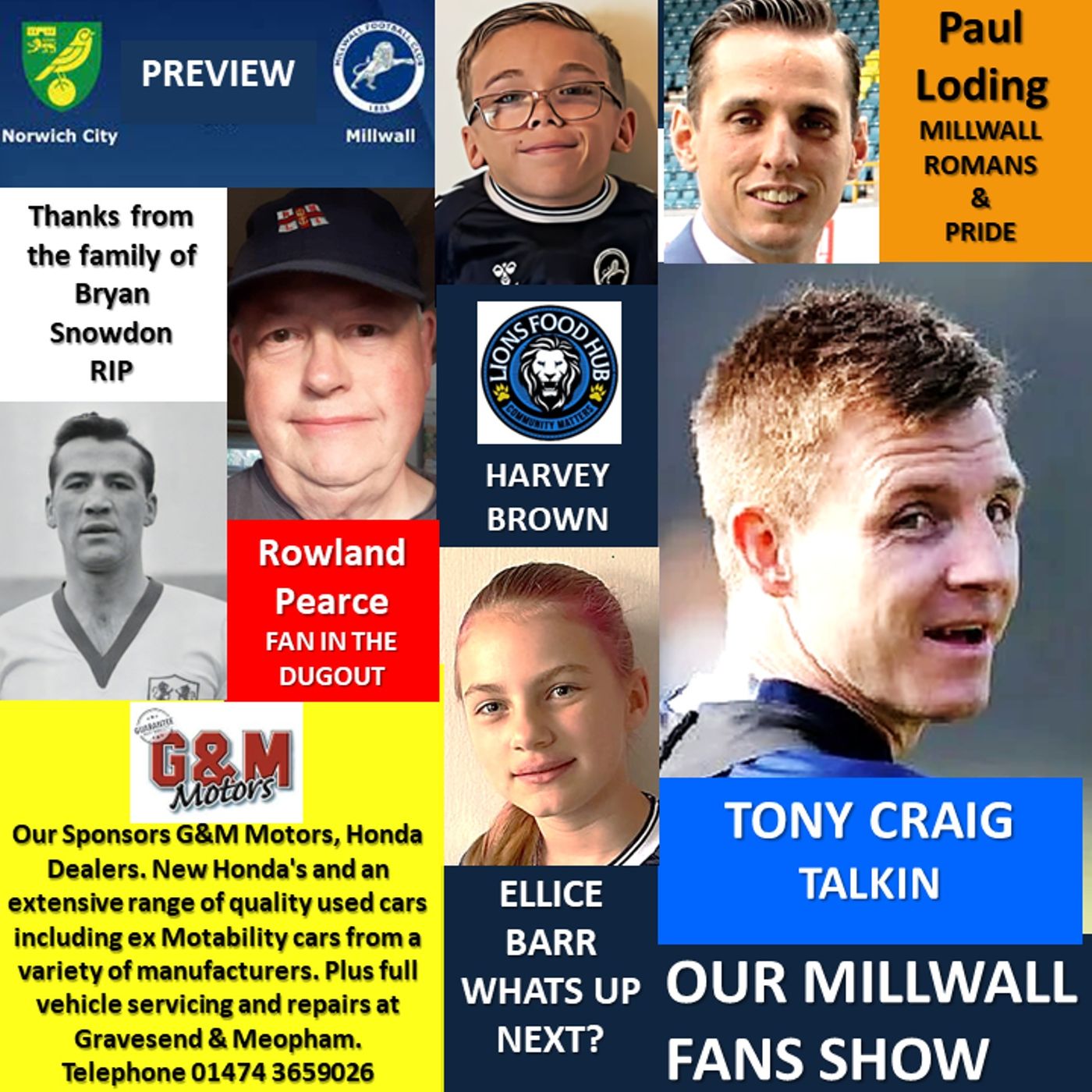 OUR MILLWALL FANS SHOW - Topical Weekly Talks