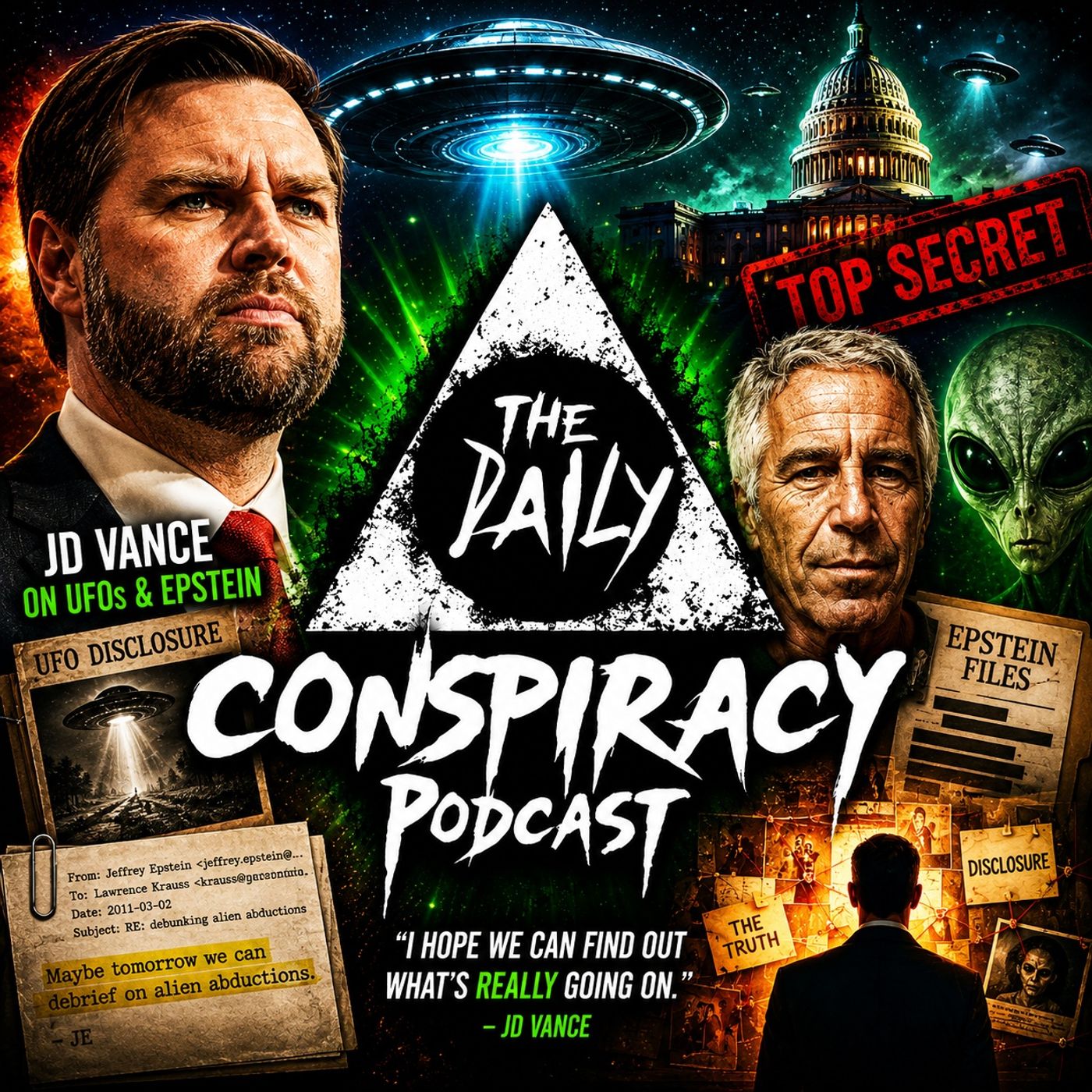 JD Vance Breaks Silence on UFOs & Epstein's Alien Connection