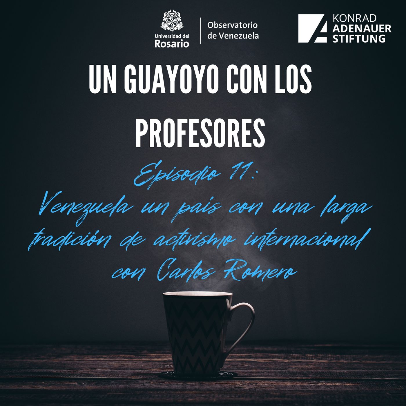 Un Guayoyo con los profesores