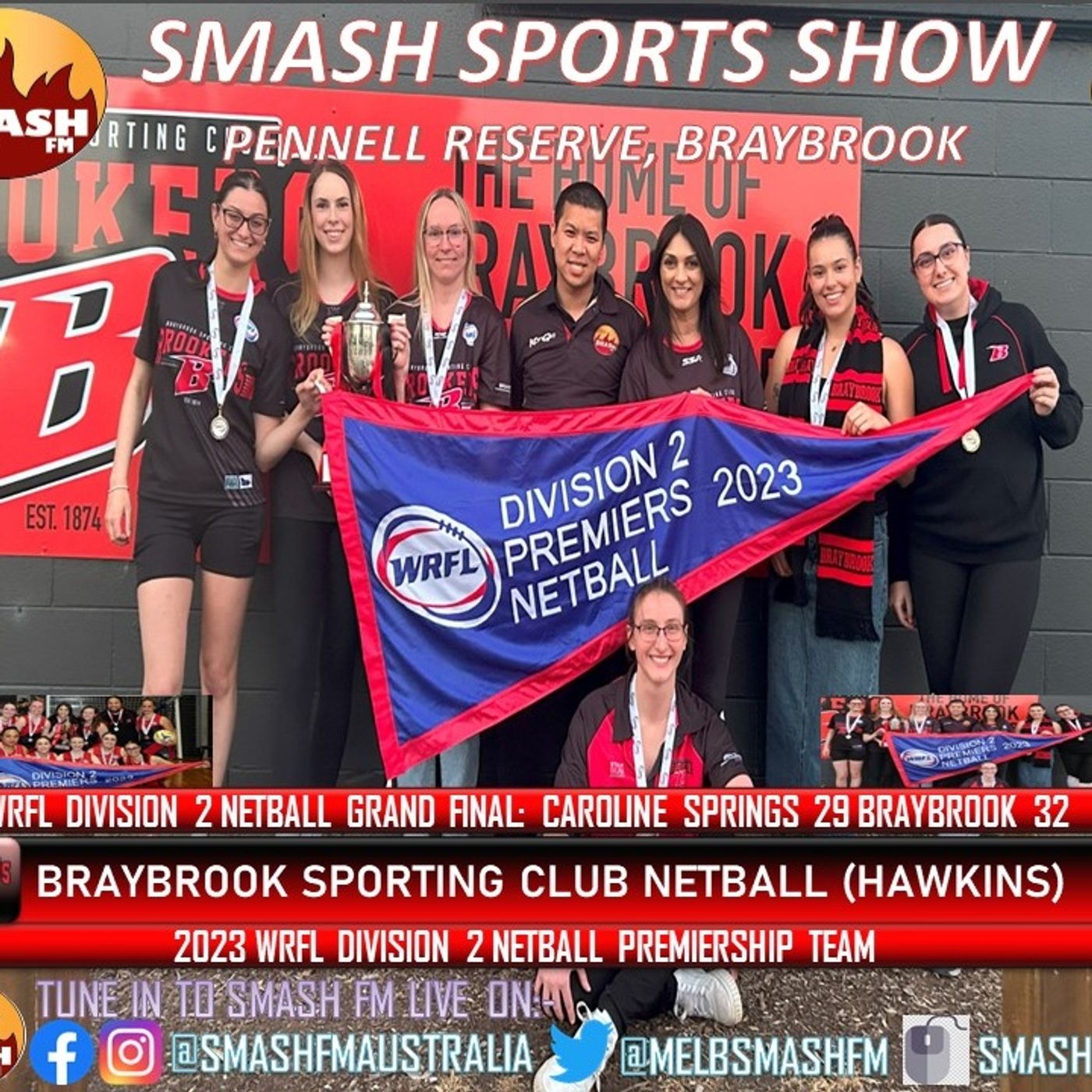 SSS10THYR: Braybrook FNC WRFL23 Division 2 Netball Premiership Interviews 021023