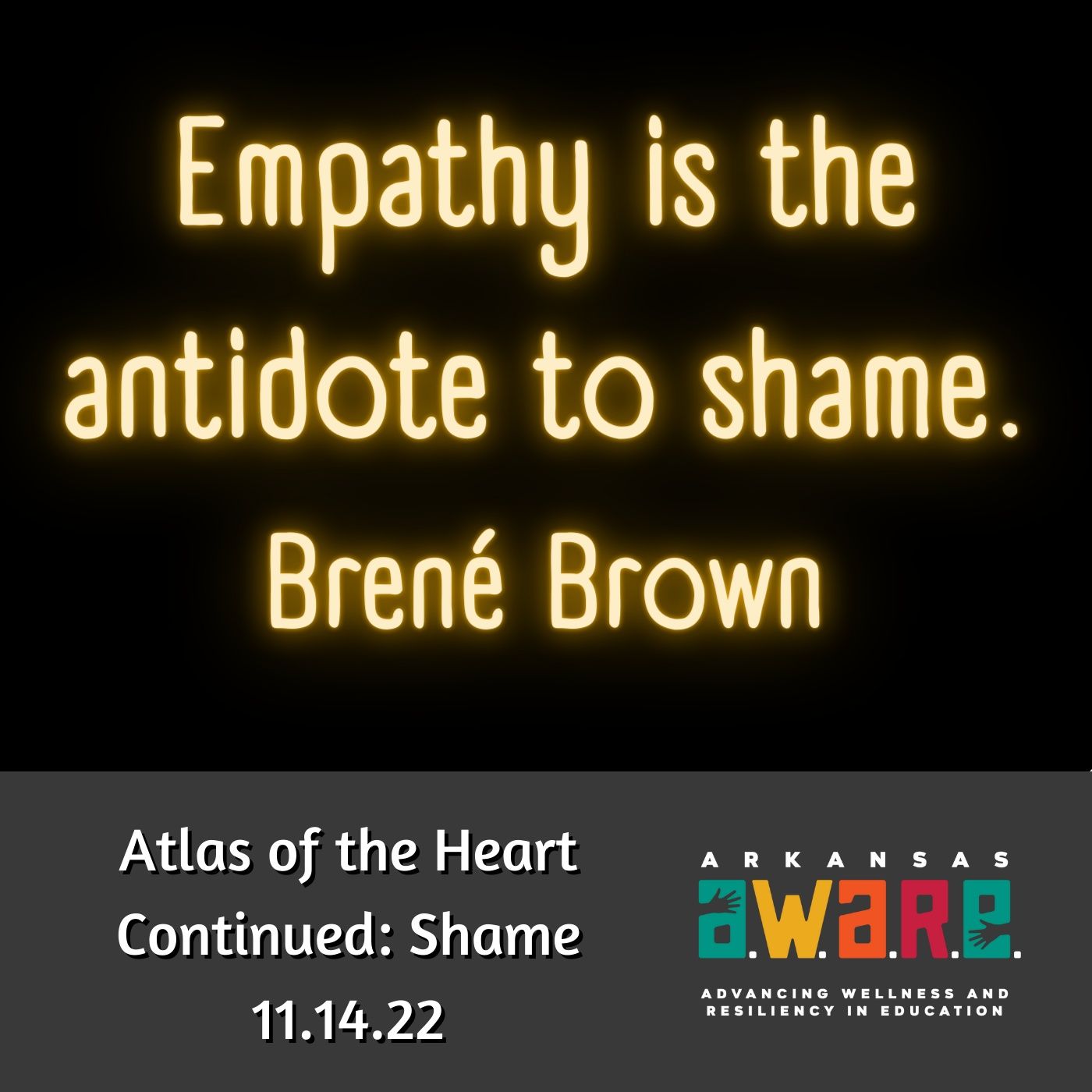 Atlas of the Heart Continued: Shame