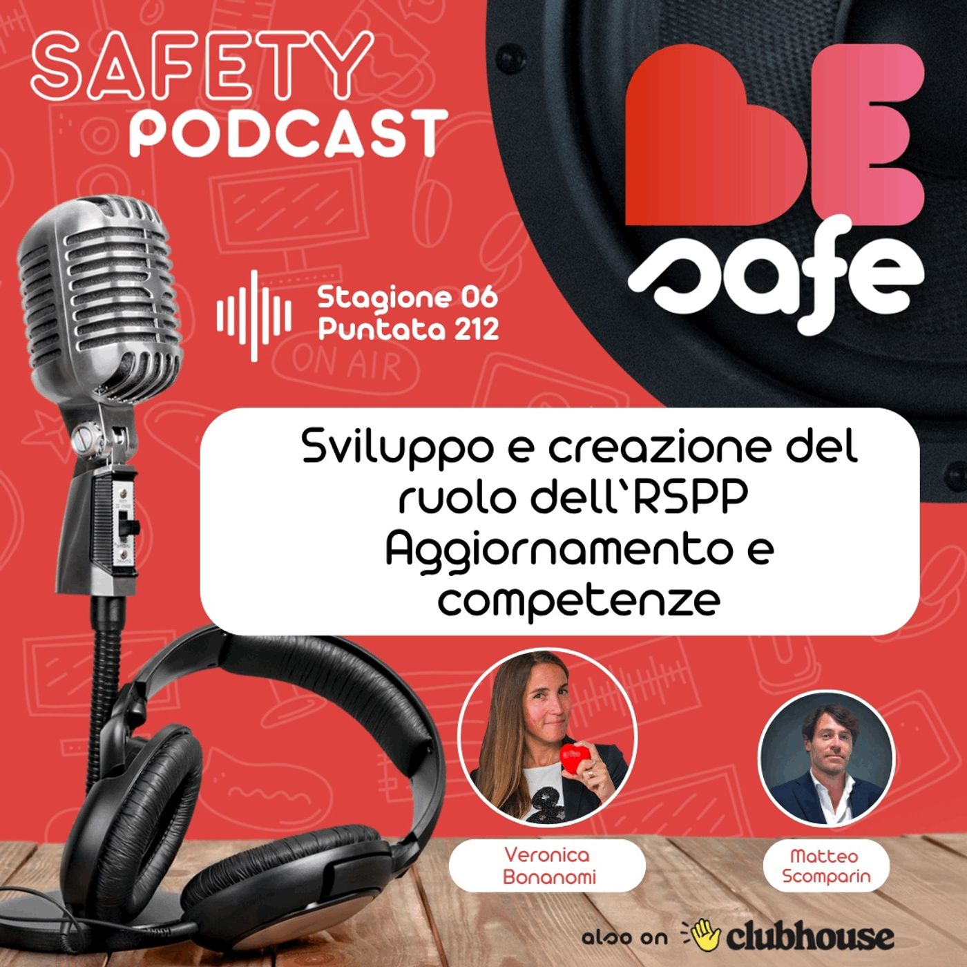 ❤️BeSafe St.06:Ep. 212 | Sviluppo e creazione del ruolo dell'RSPP - aggiornamento e competenze episode artwork