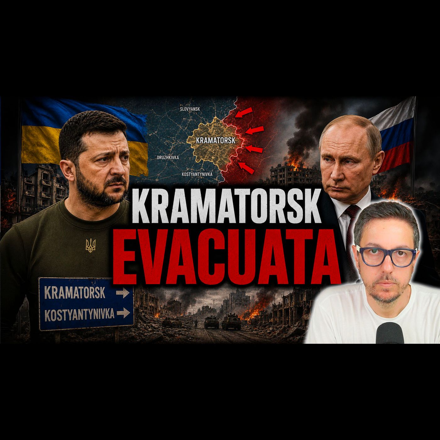 KRAMATORSK E KOSTYANTYNIVKA SOTTO ASSEDIO | SITUAZIONE DRAMMATICA episode artwork