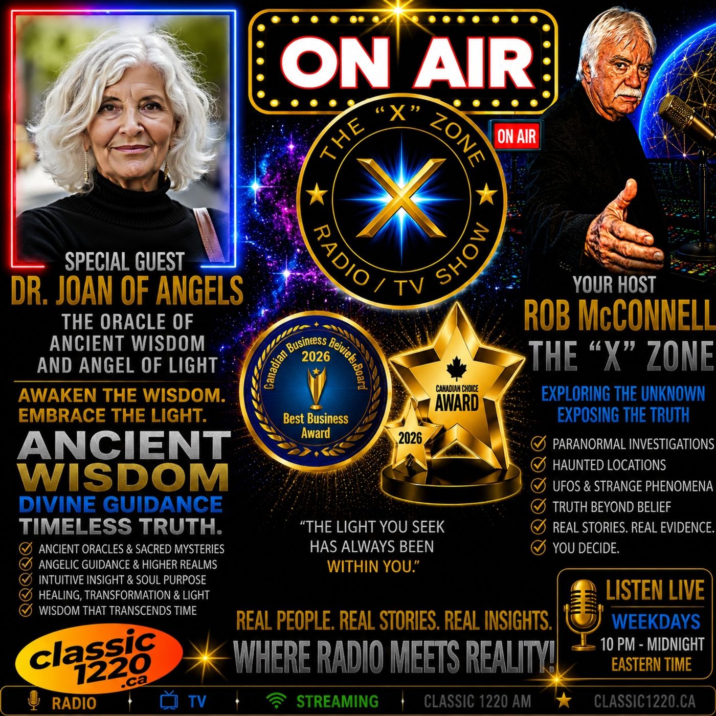 Rob McConnell Interviews - JOAN OF ANGELS - The Oracle of Ancient Wisdom and Angel of Light episode artwork