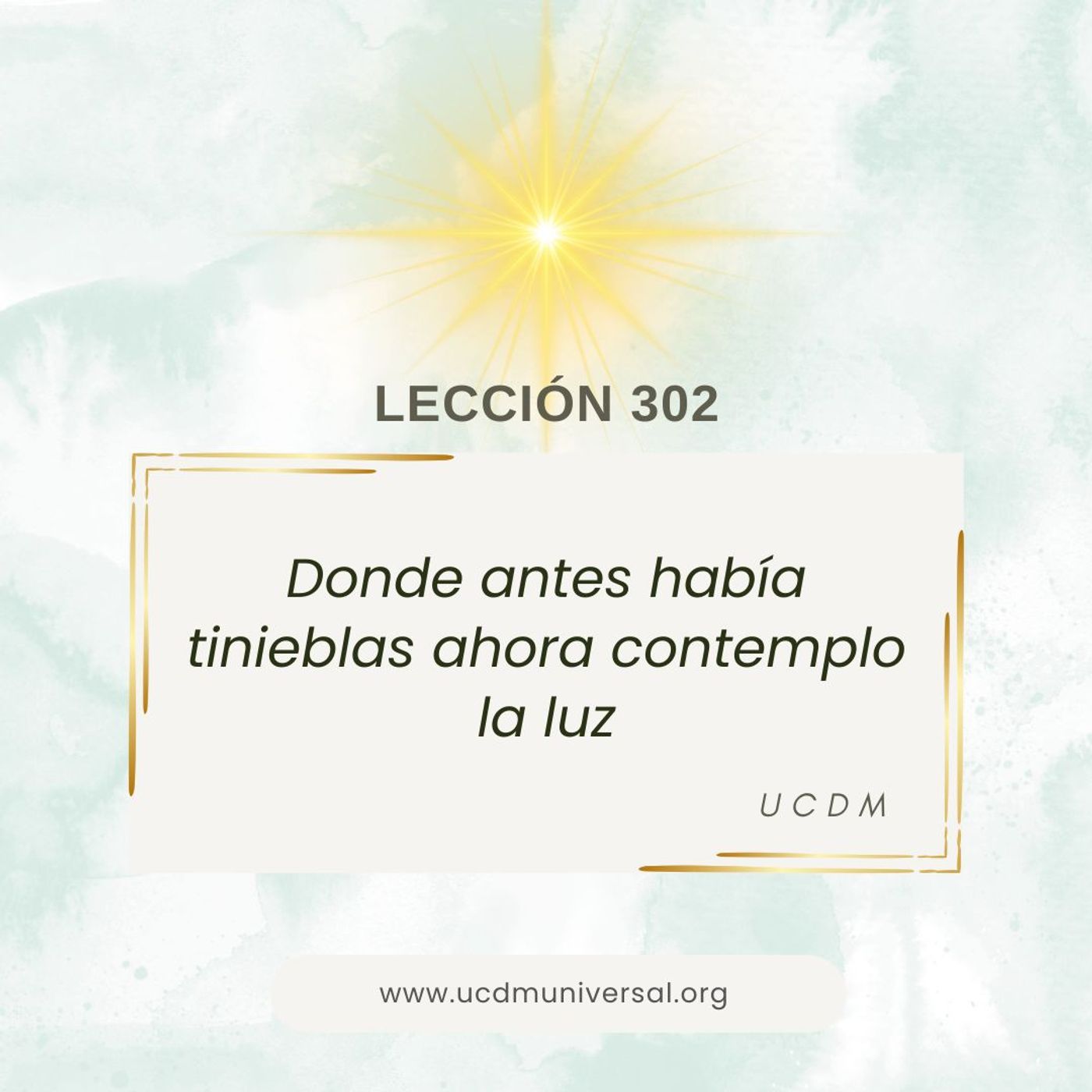 UCDM Universal LECCIÓN DEL DÍA