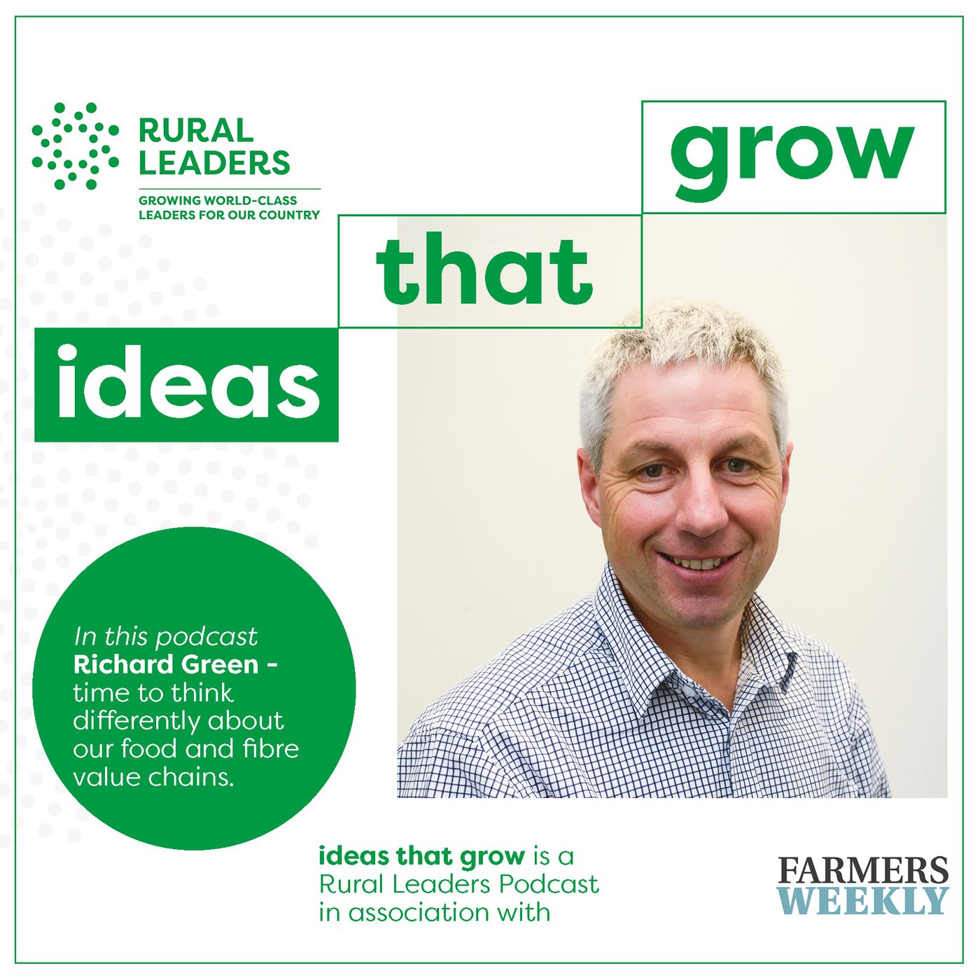 Richard Green |Time to think differently about our food and fibre value chains