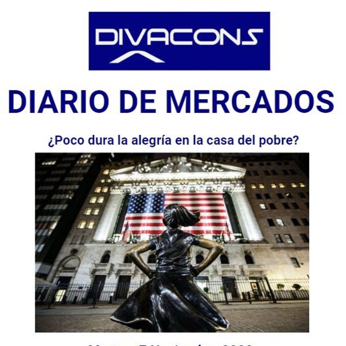 PODCAST en abierto DIARIO DE MERCADOS Martes 7 Nov episode artwork