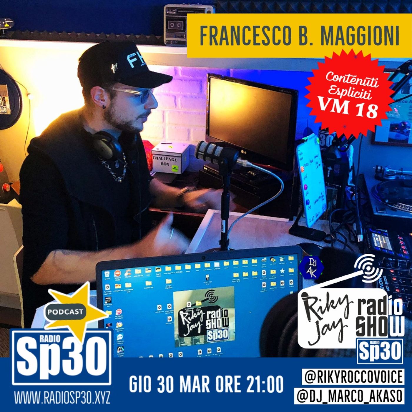 RikyJay Radio Show - ST.4 N.25 - ospite Francesco B Maggioni episode artwork