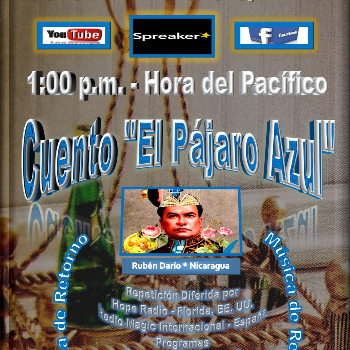 Cuento: "El pájaro azul" de Rubén Darío de Nicaragua. episode artwork