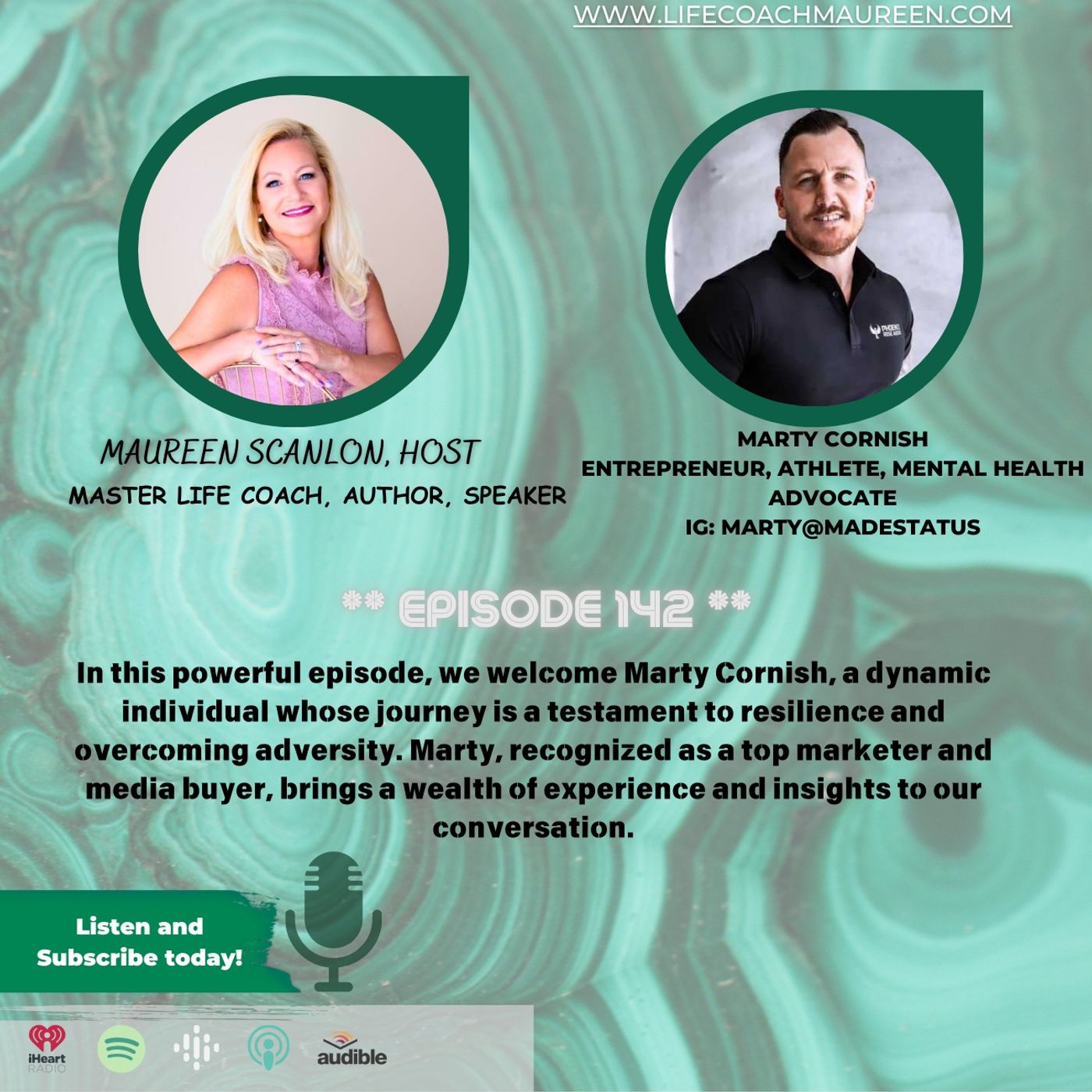 Breaking Stigmas and Building Resilience with Guest Marty Cornish Episode 142 episode artwork