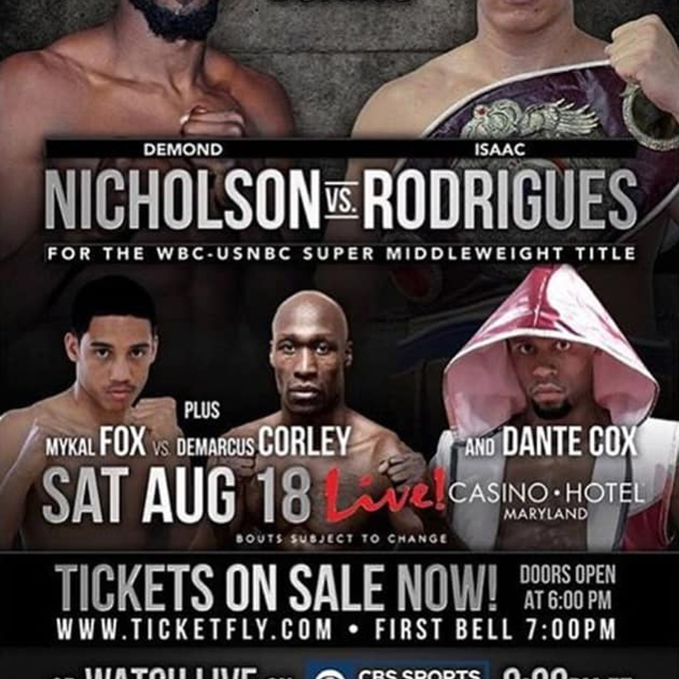 Post-Fight Wrap-up From Live! Casino 8/18/18 episode artwork