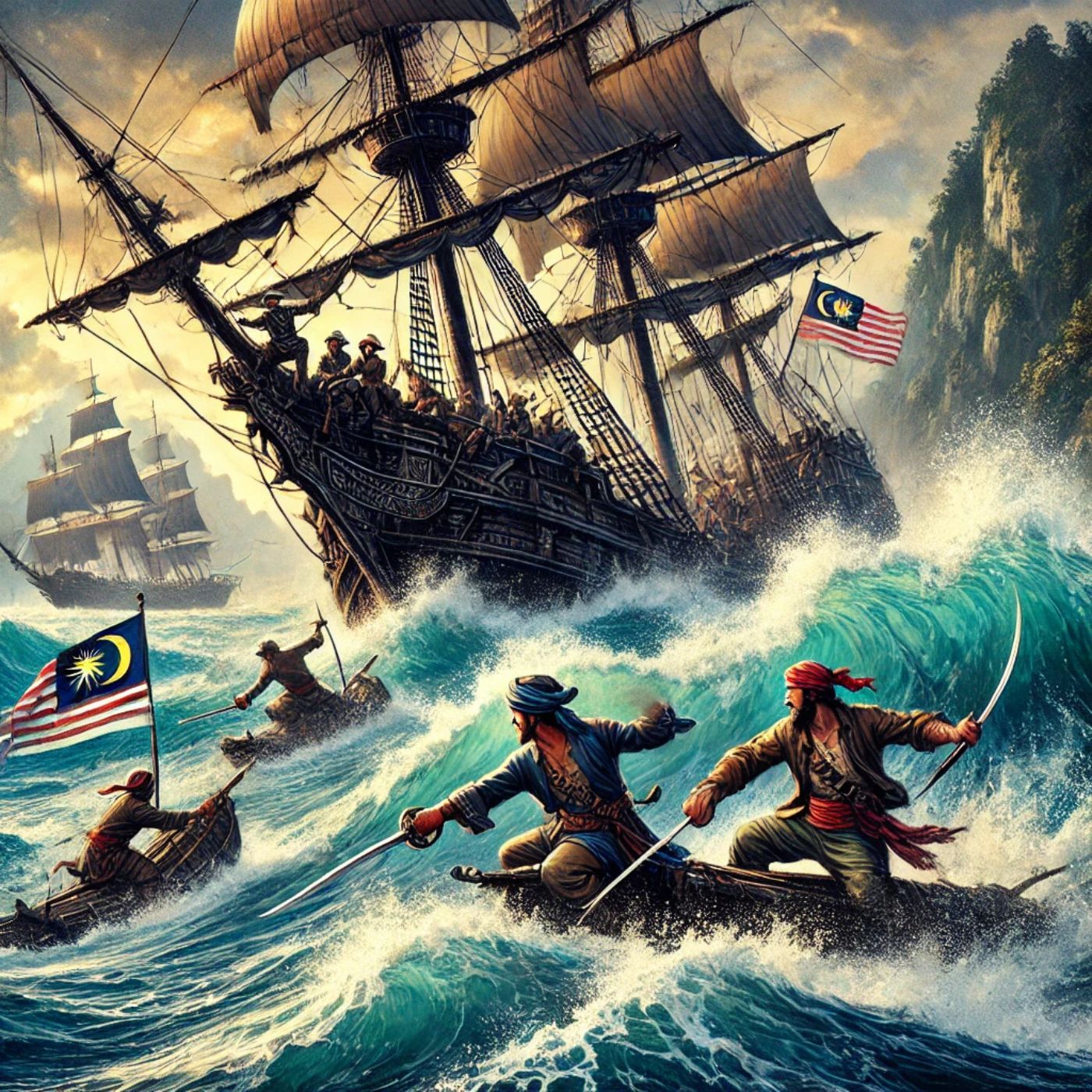 Among Malay Pirates : a Tale of Adventure and Peril