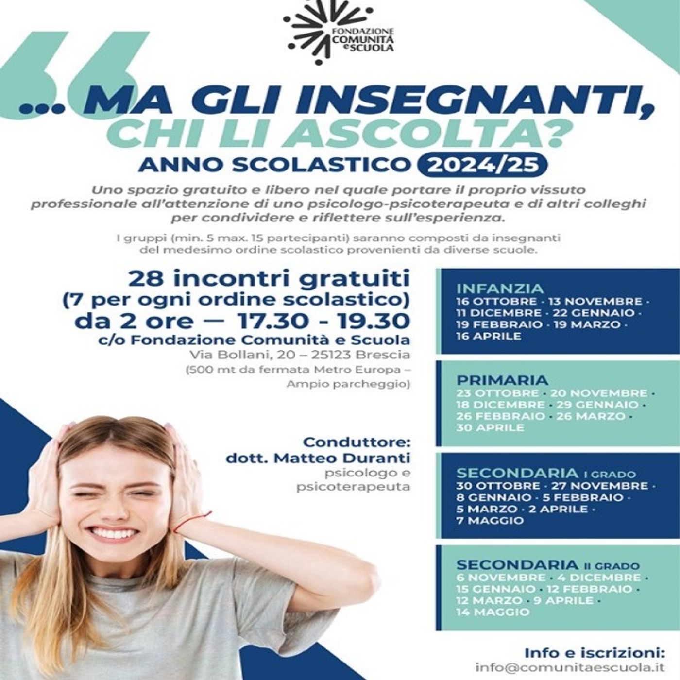 Fondazione Comunità e Scuola, torna lo spazio di condivisione per gli insegnanti: intervista a Matteo Duranti  -  24 ottobre 2024 episode artwork