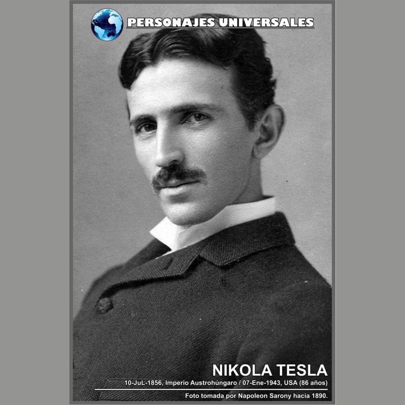 Nikola Tesla Biografía 118 de Personajes Universales por Carlos Laya episode artwork