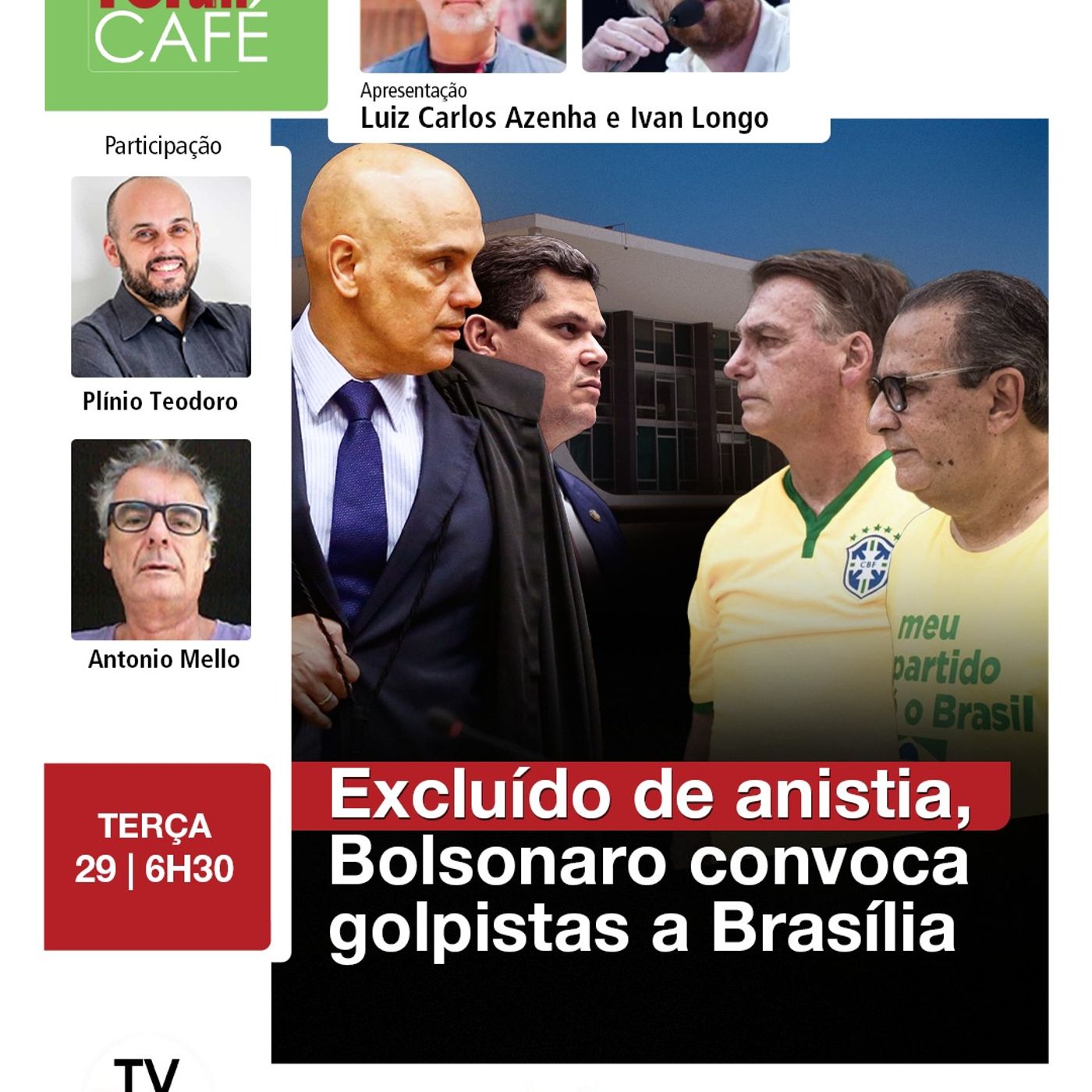 Bolsonaro fica de fora de acordo costurado no STF e chama golpistas para manifestação em Brasília