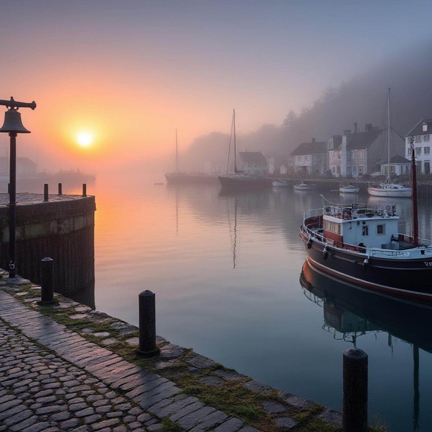Harbor Foghorns and Bells - 10 Hours Sleep Sound