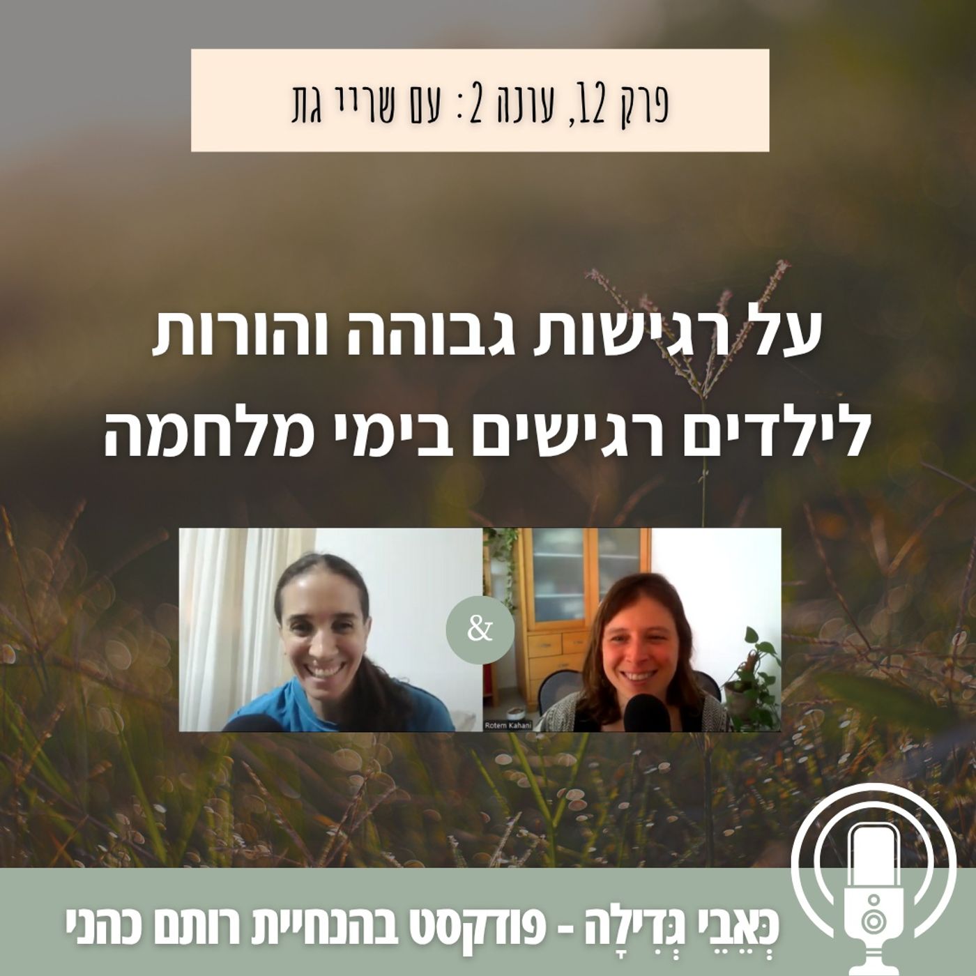 עונה 2 פרק 12: רגישות גבוהה בימי מלחמה - שיחה עם שריי גת