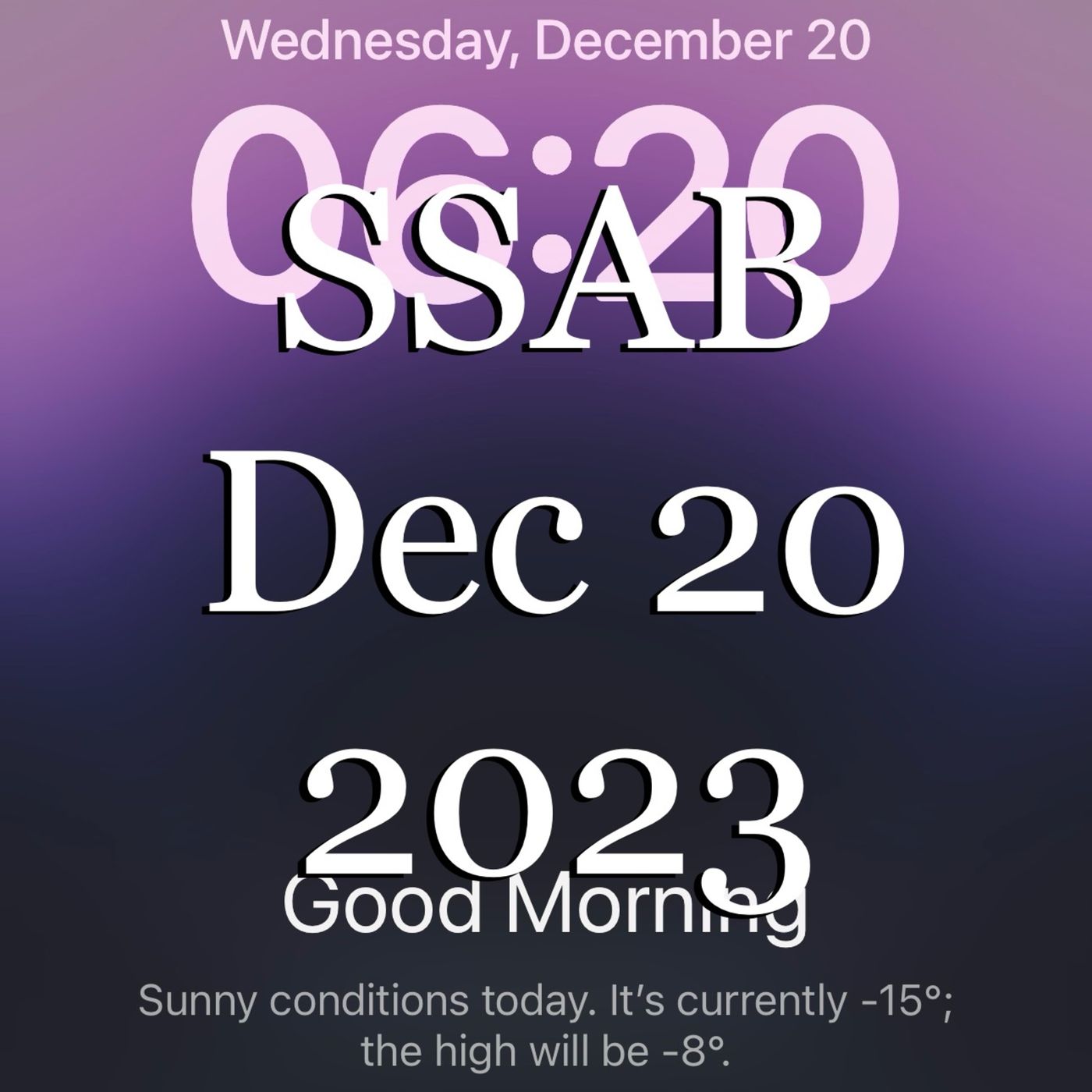 SSAB - December 20, 2023