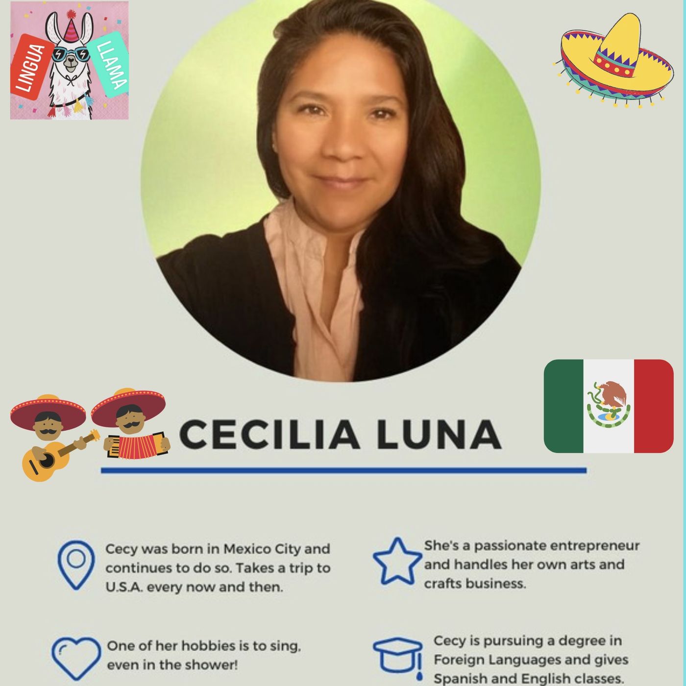 Episode 8 Presenting la "multitalentosa" Cecilia Artelunatico de Mexico
